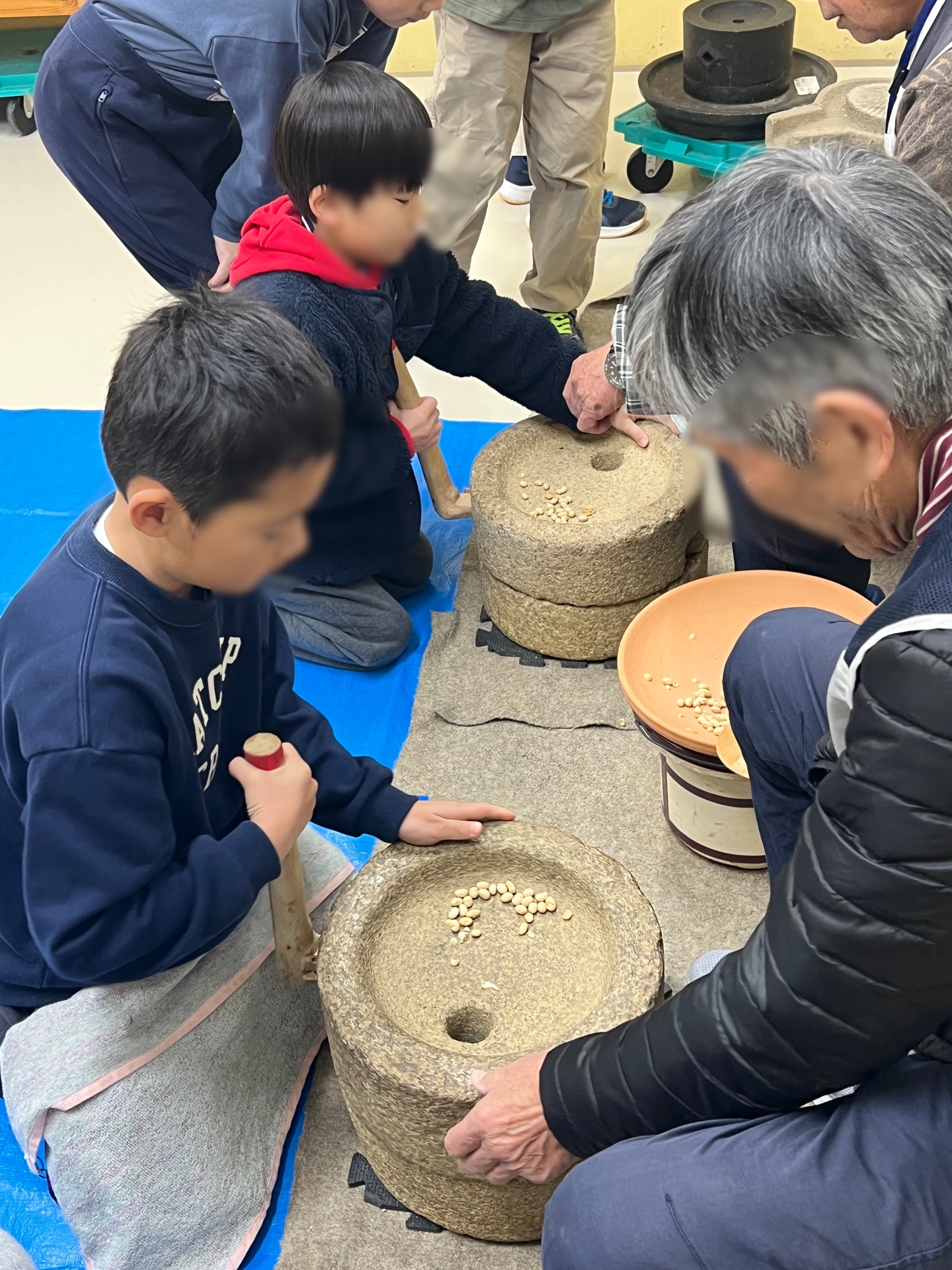 大豆はあまりたくさん入れません