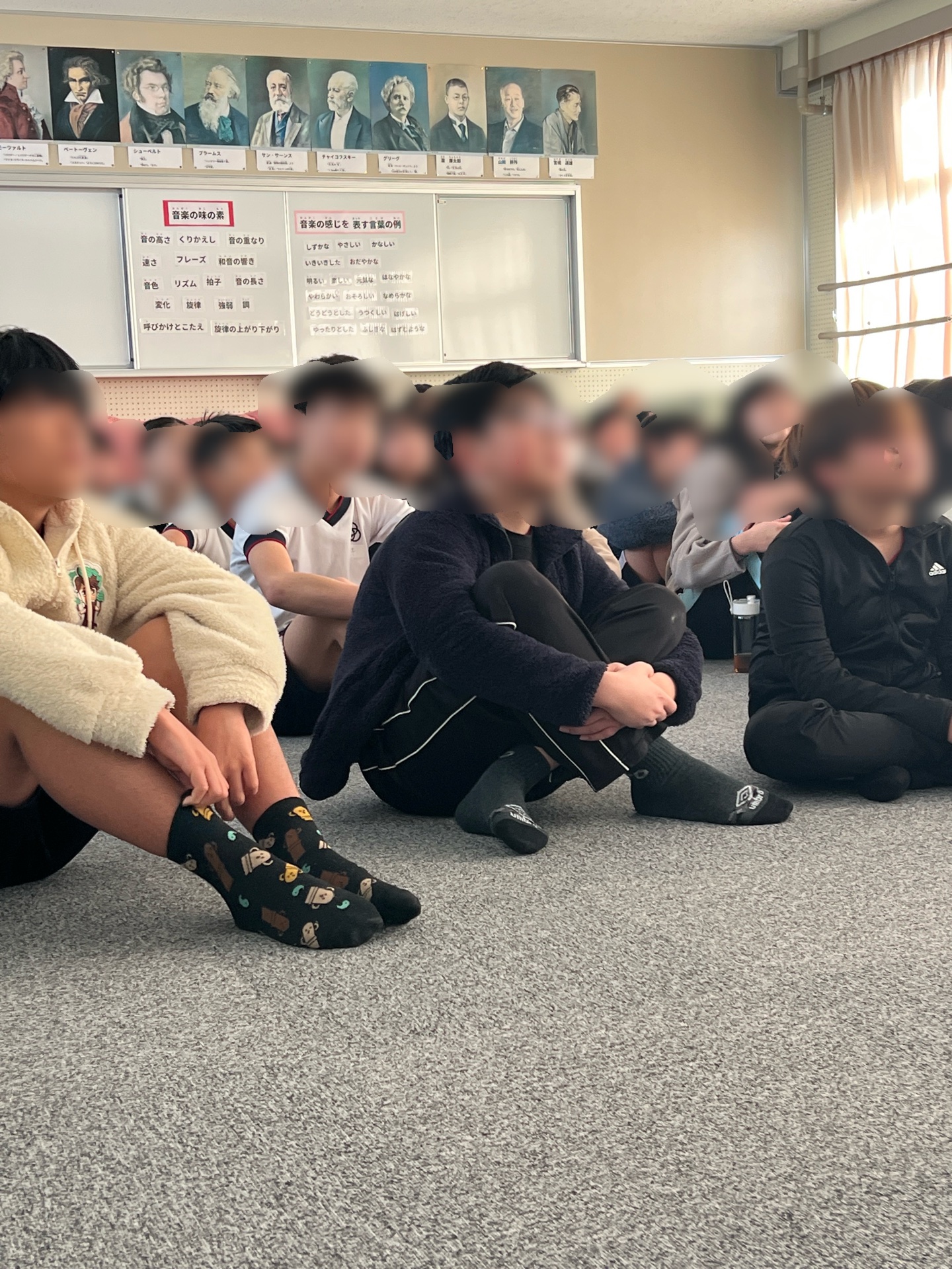 まずは、生徒会からあいさつ