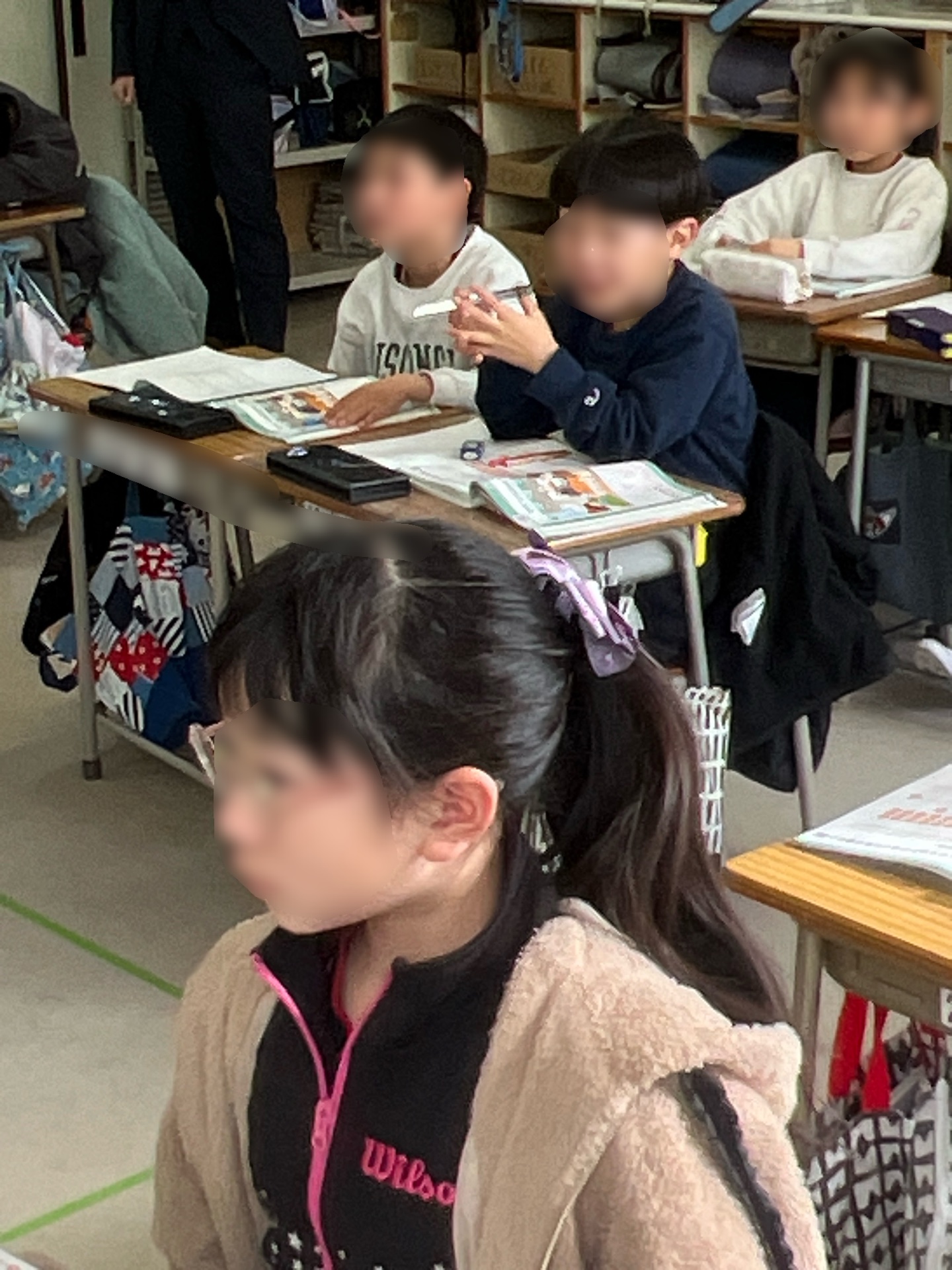 うなずきながら