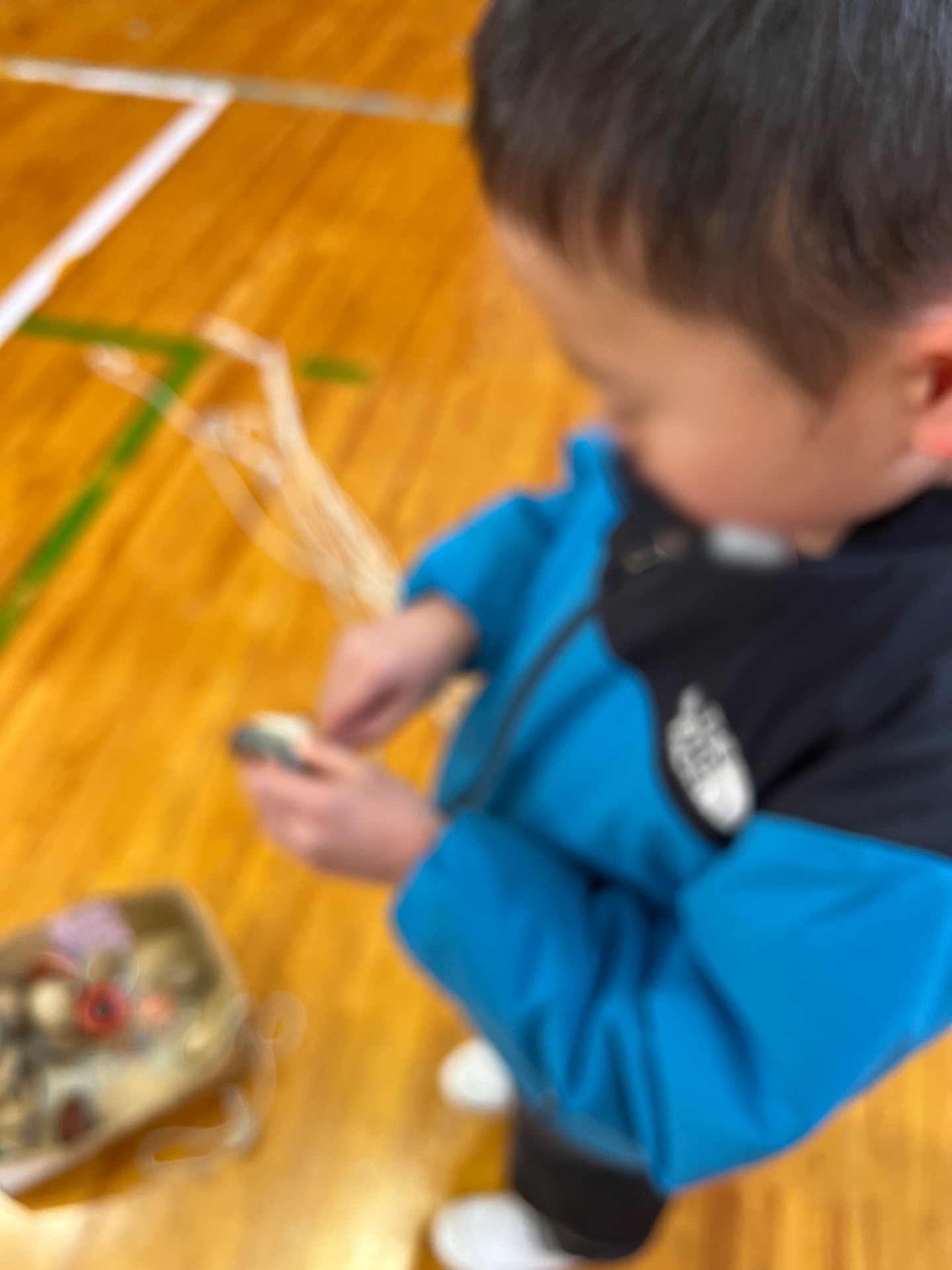 まくのも一苦労