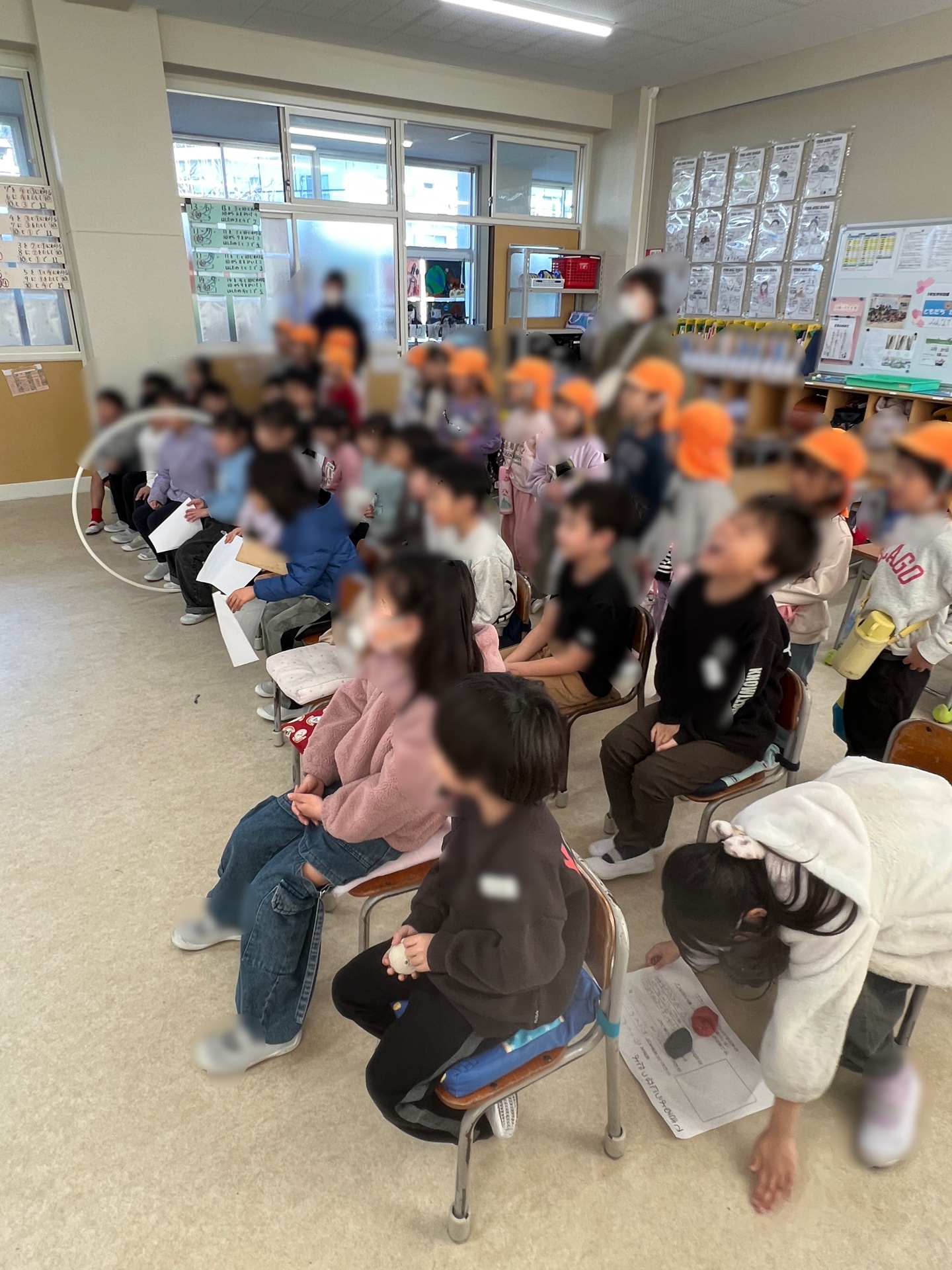 隣のクラスではできるようになったことの発表会