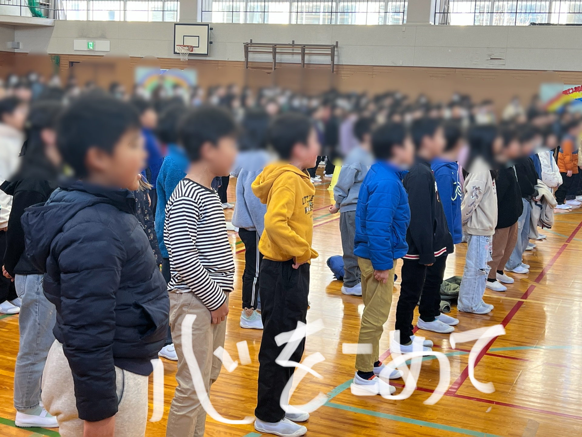 心を込めて歌いました