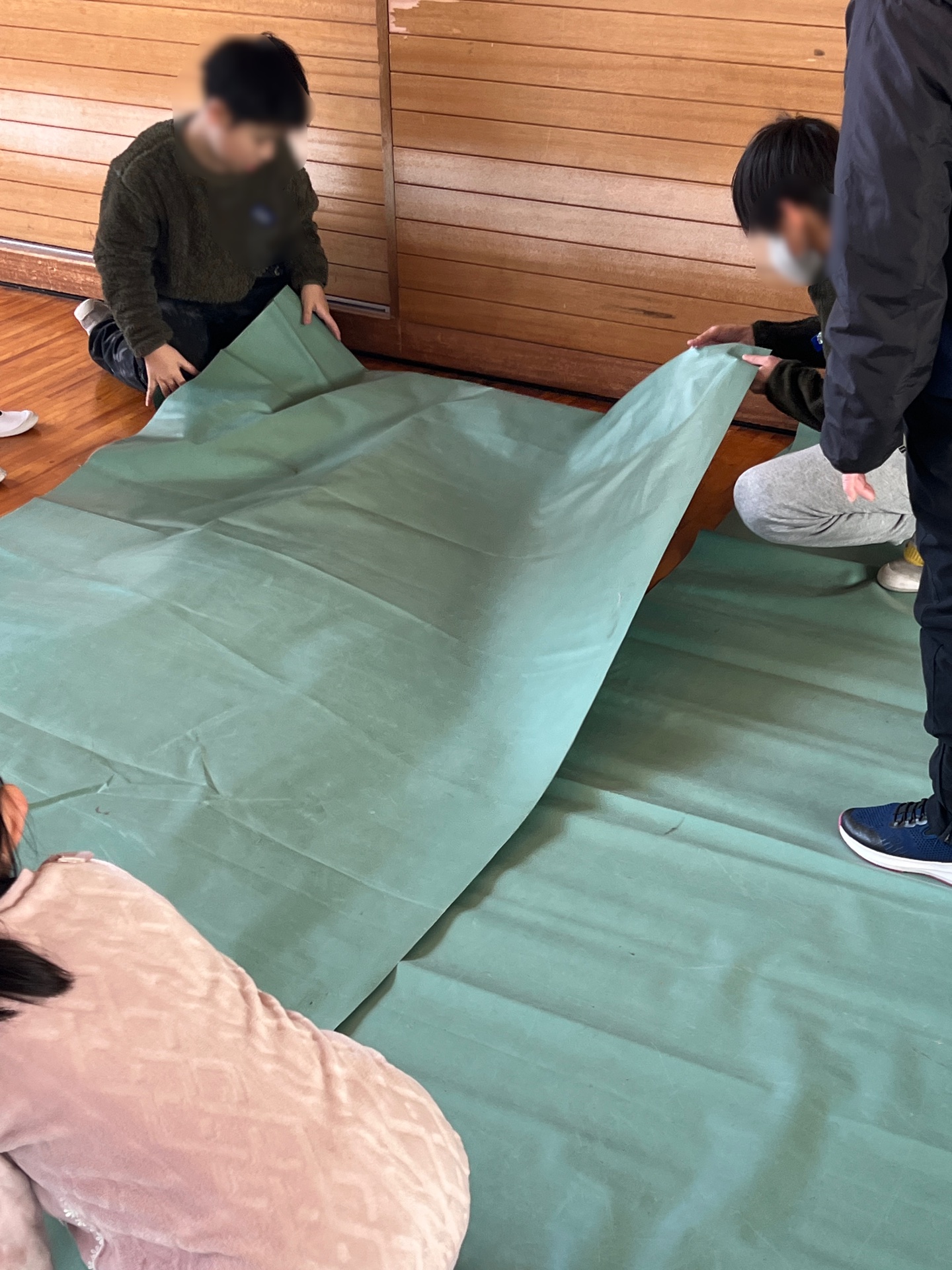 しっかり折り返す