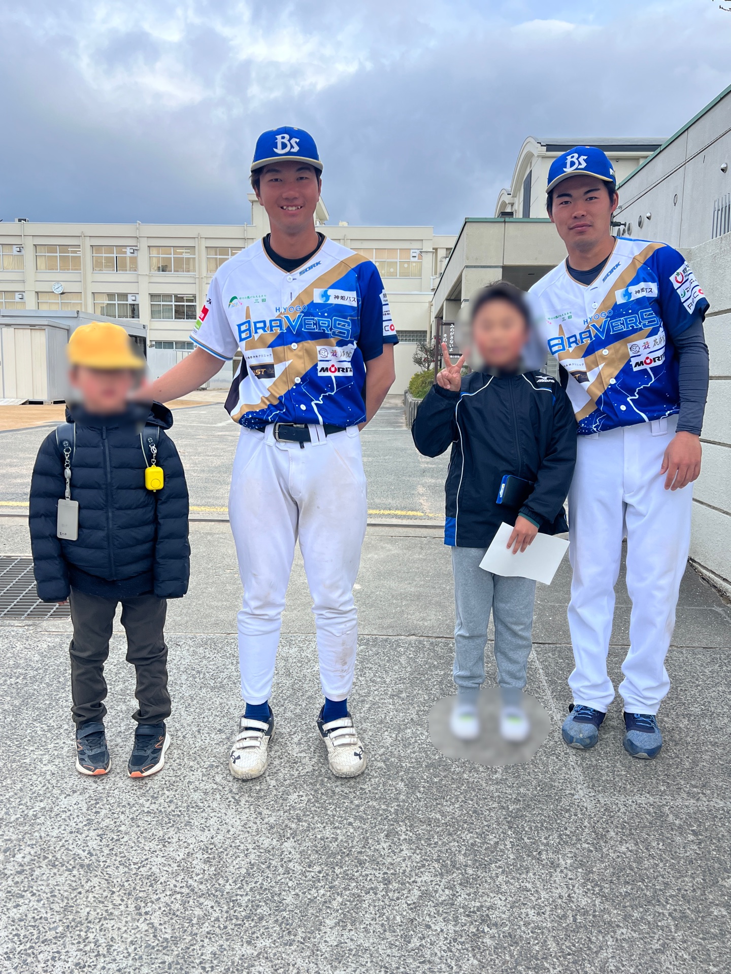 笑顔でむかえてくれる