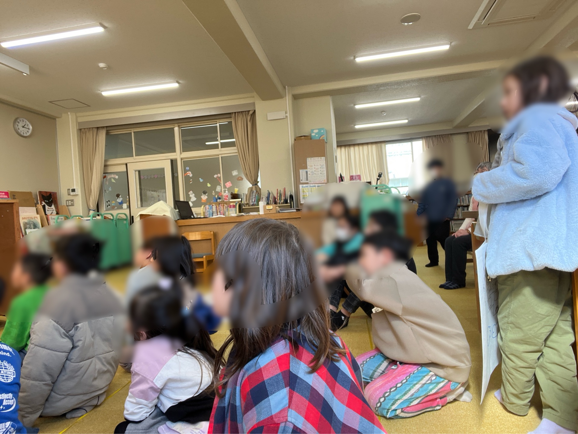 今日もたくさんの人が集まりました