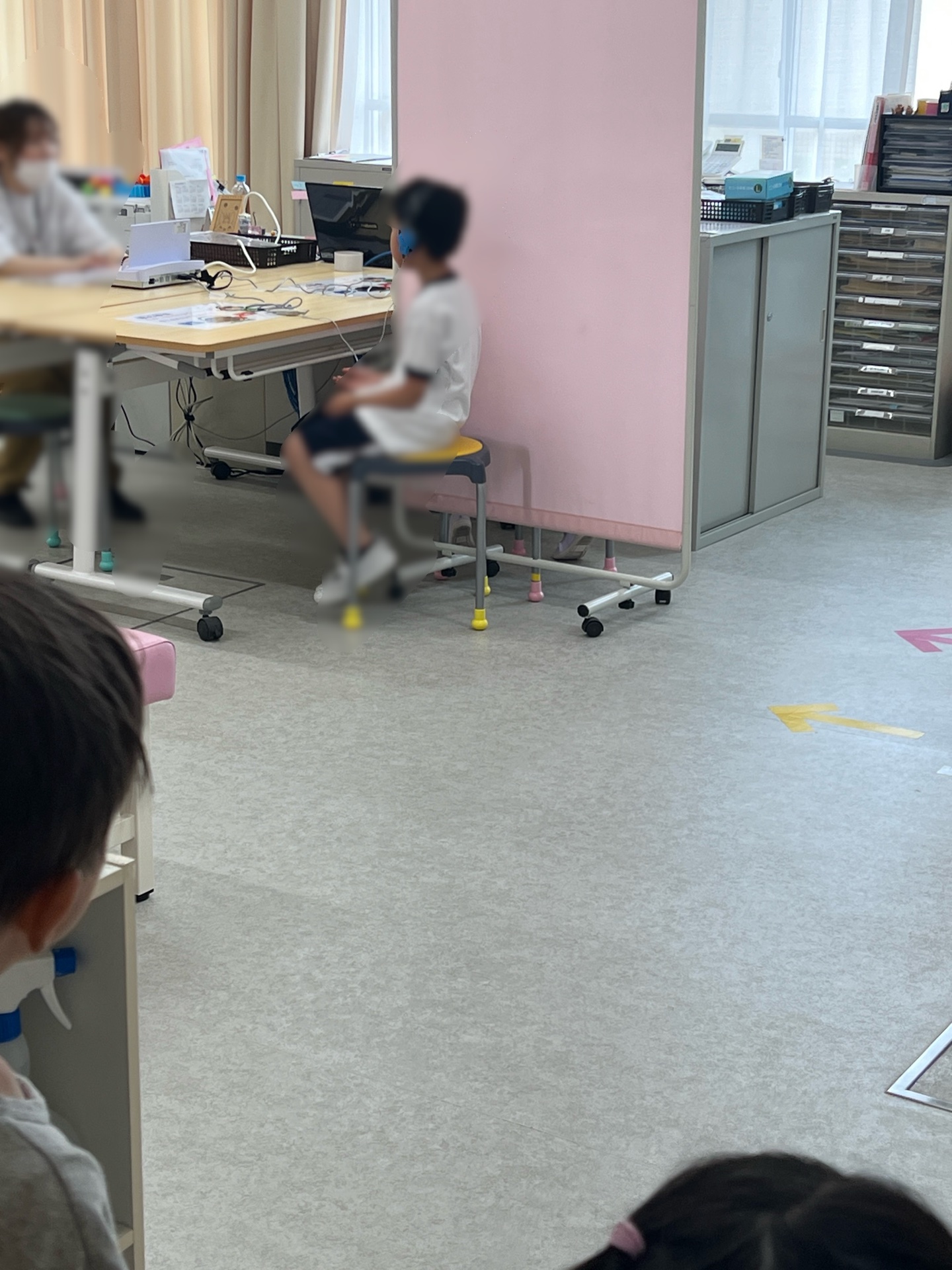 聴力検査中2