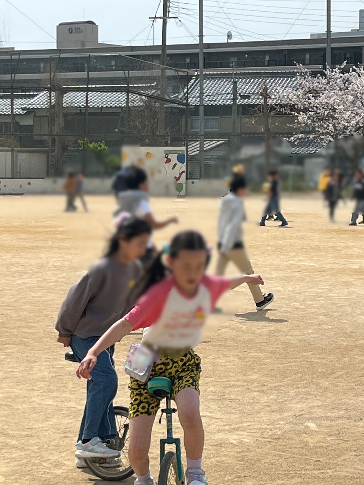 一輪車も大人気