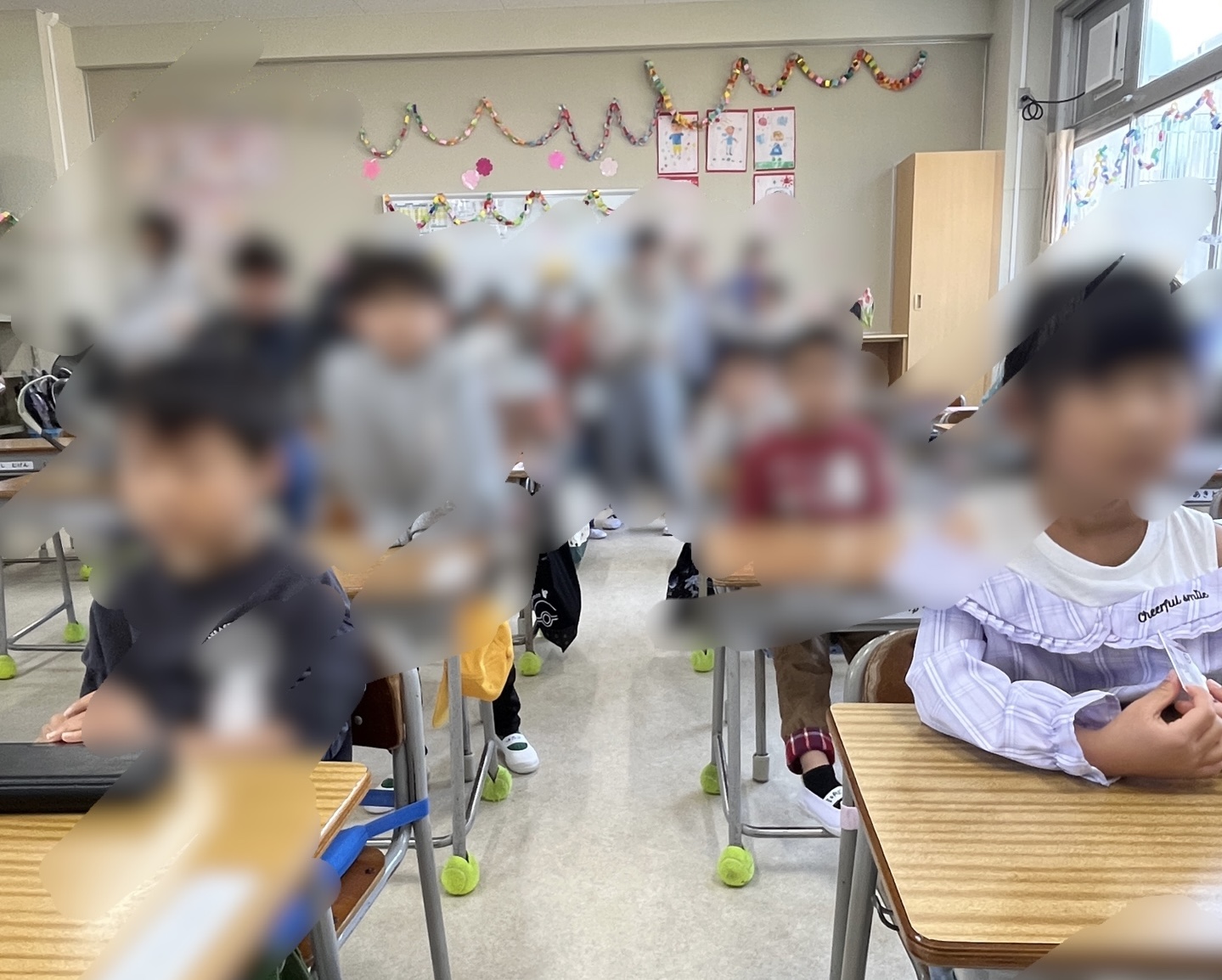 準備ができたら、次は授業開始を待ちます