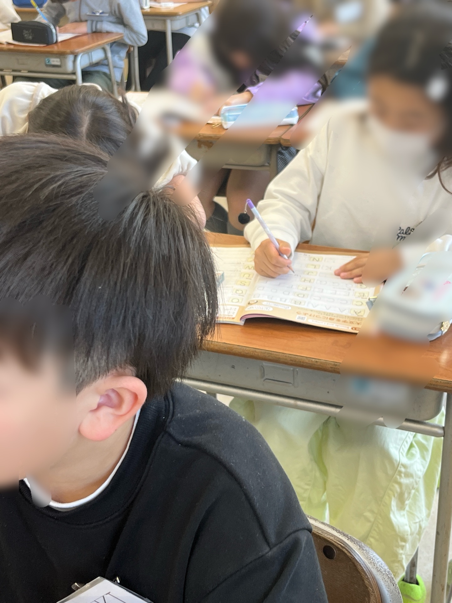 英語のライティング中