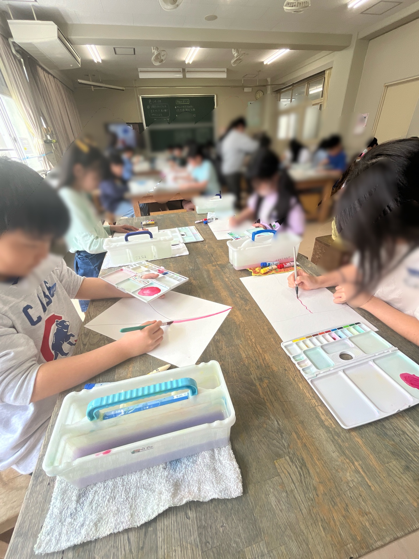 できあがったデザインをハンカチにしたいくらい