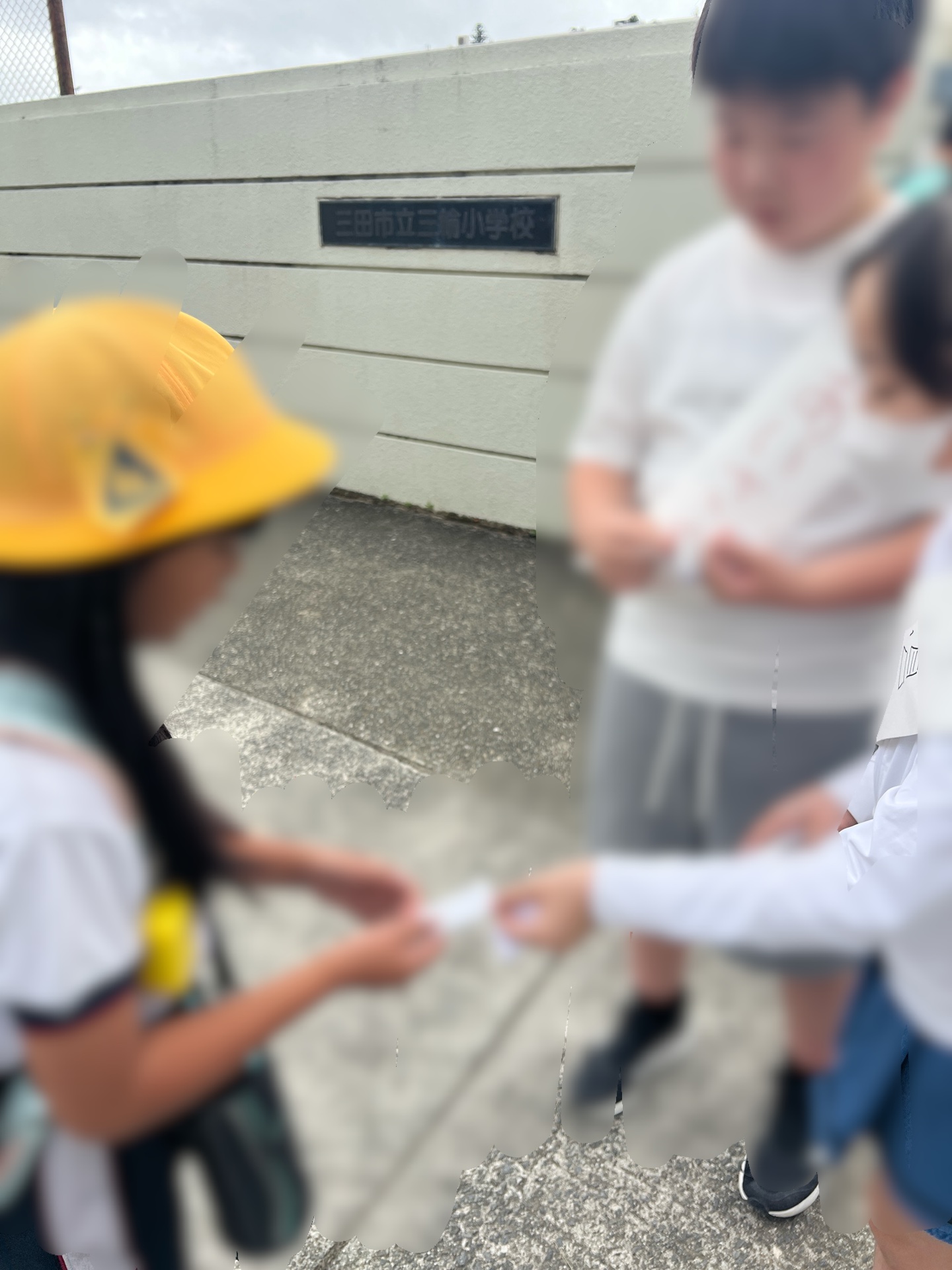 おはようございます、大きな声がひびく