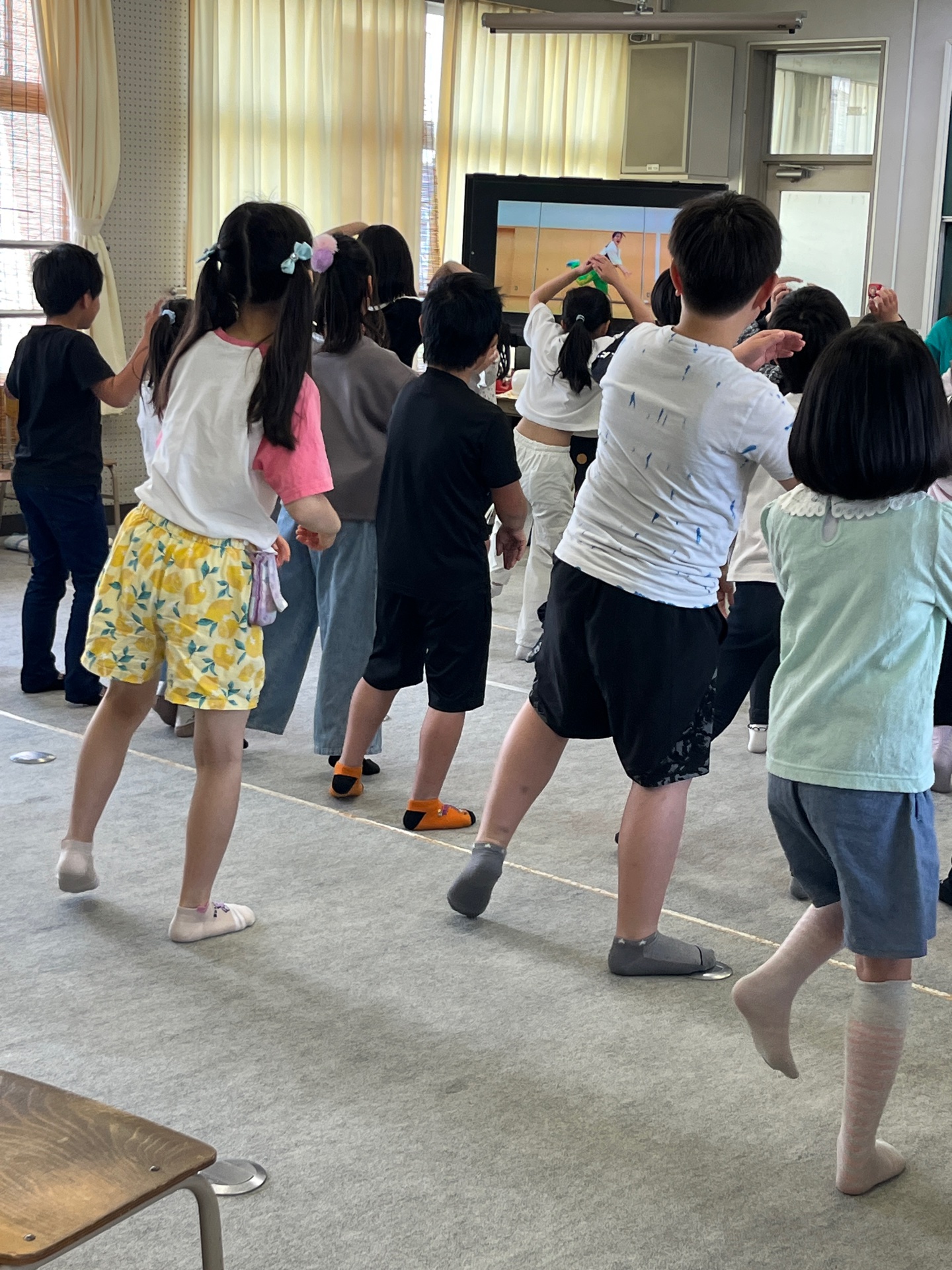 曲に合わせて、身体が動くのは、開放されてる