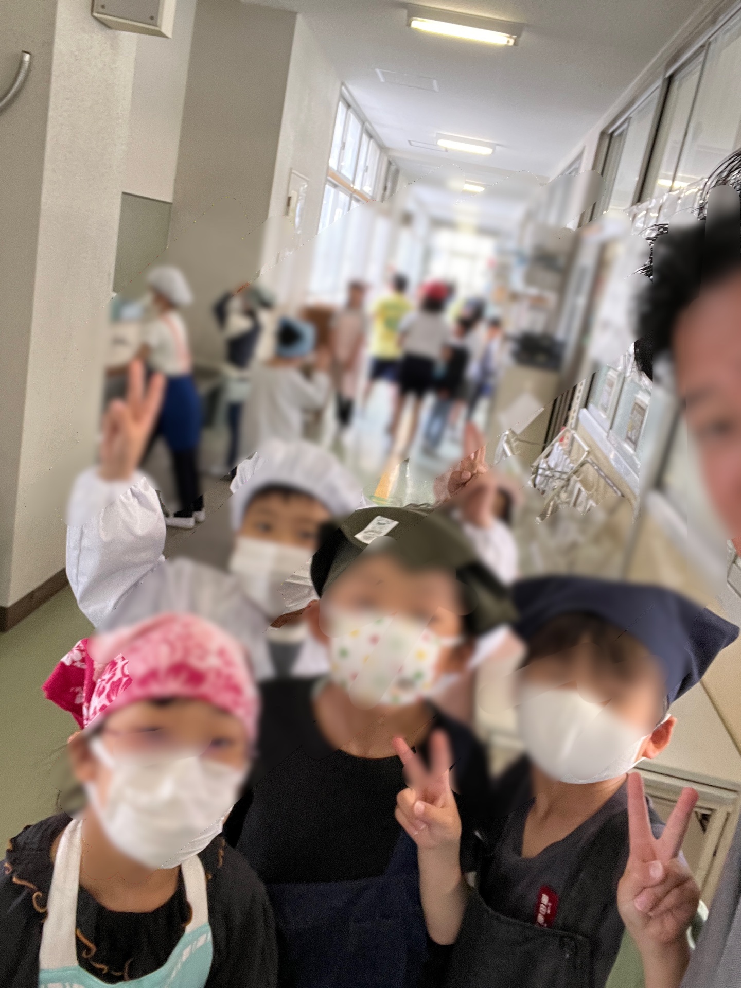 美味しい給食、準備しまーす