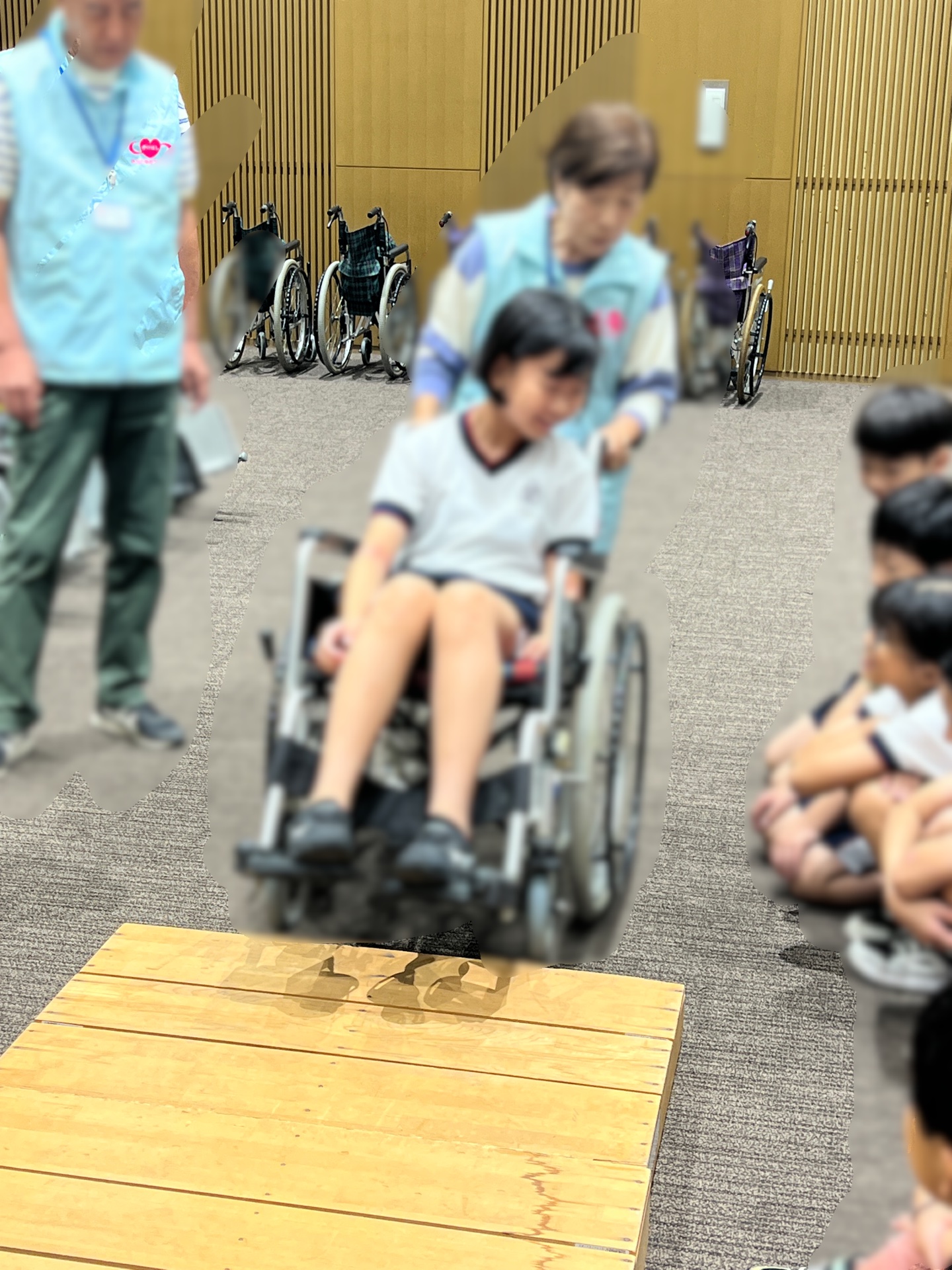 段差を乗り越える