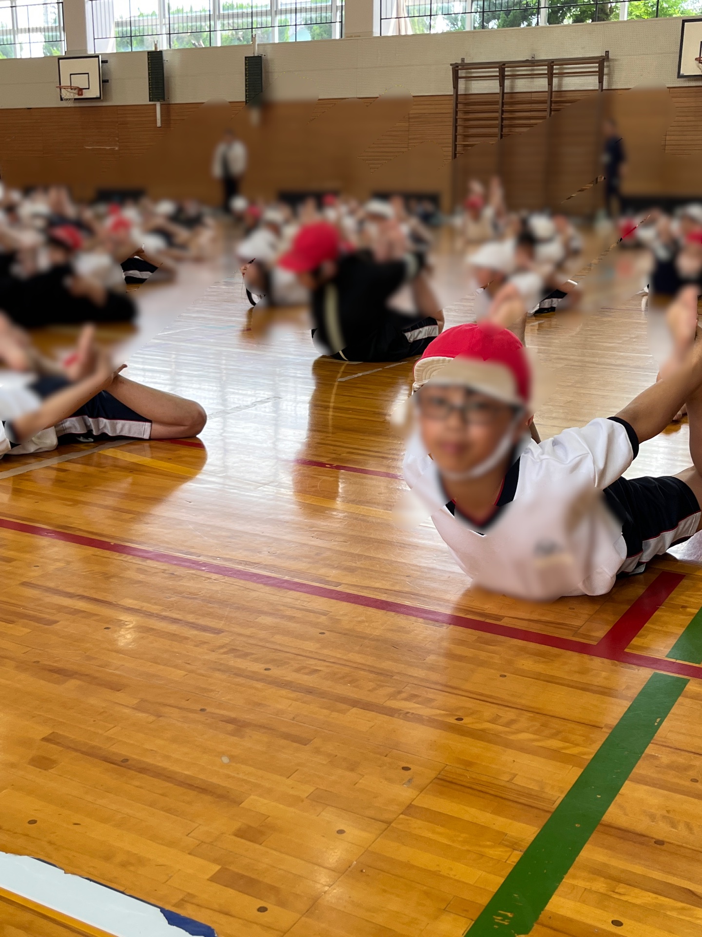 これも、いい背筋とバランスですね