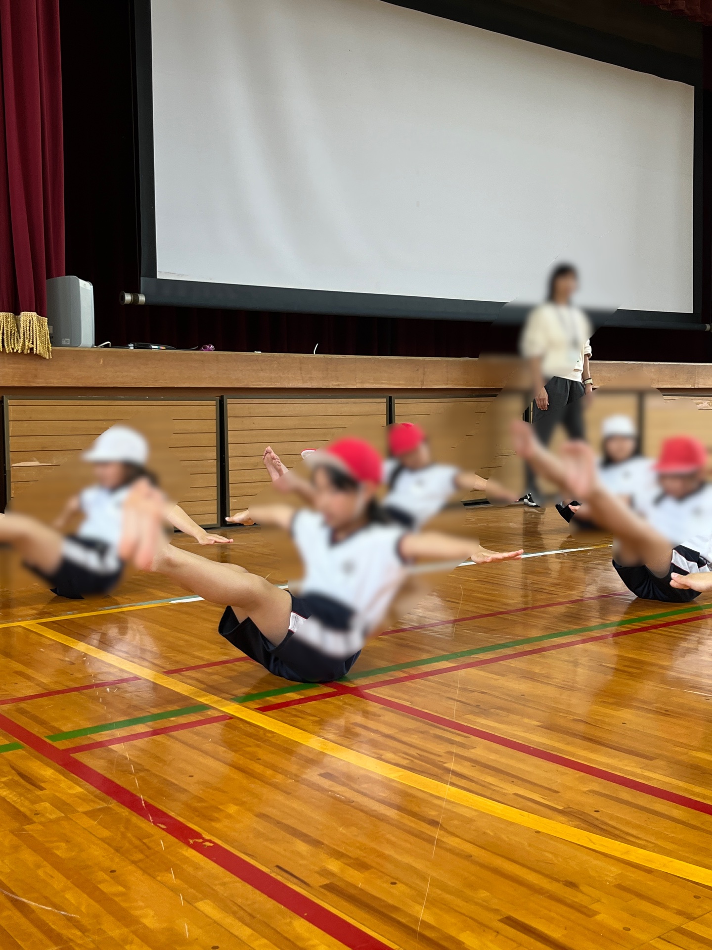 V字バランスです