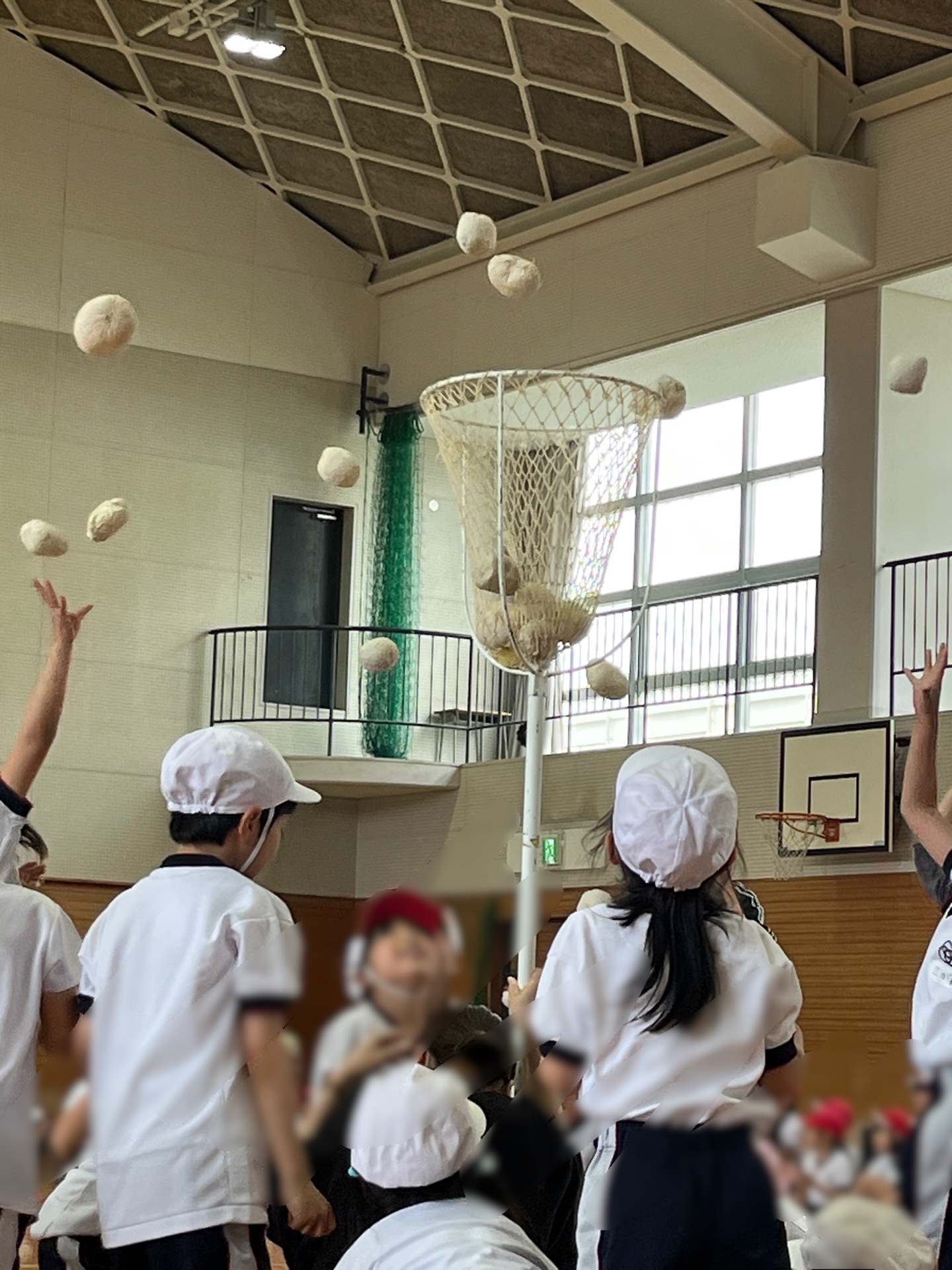 もう夢中になる玉入れ