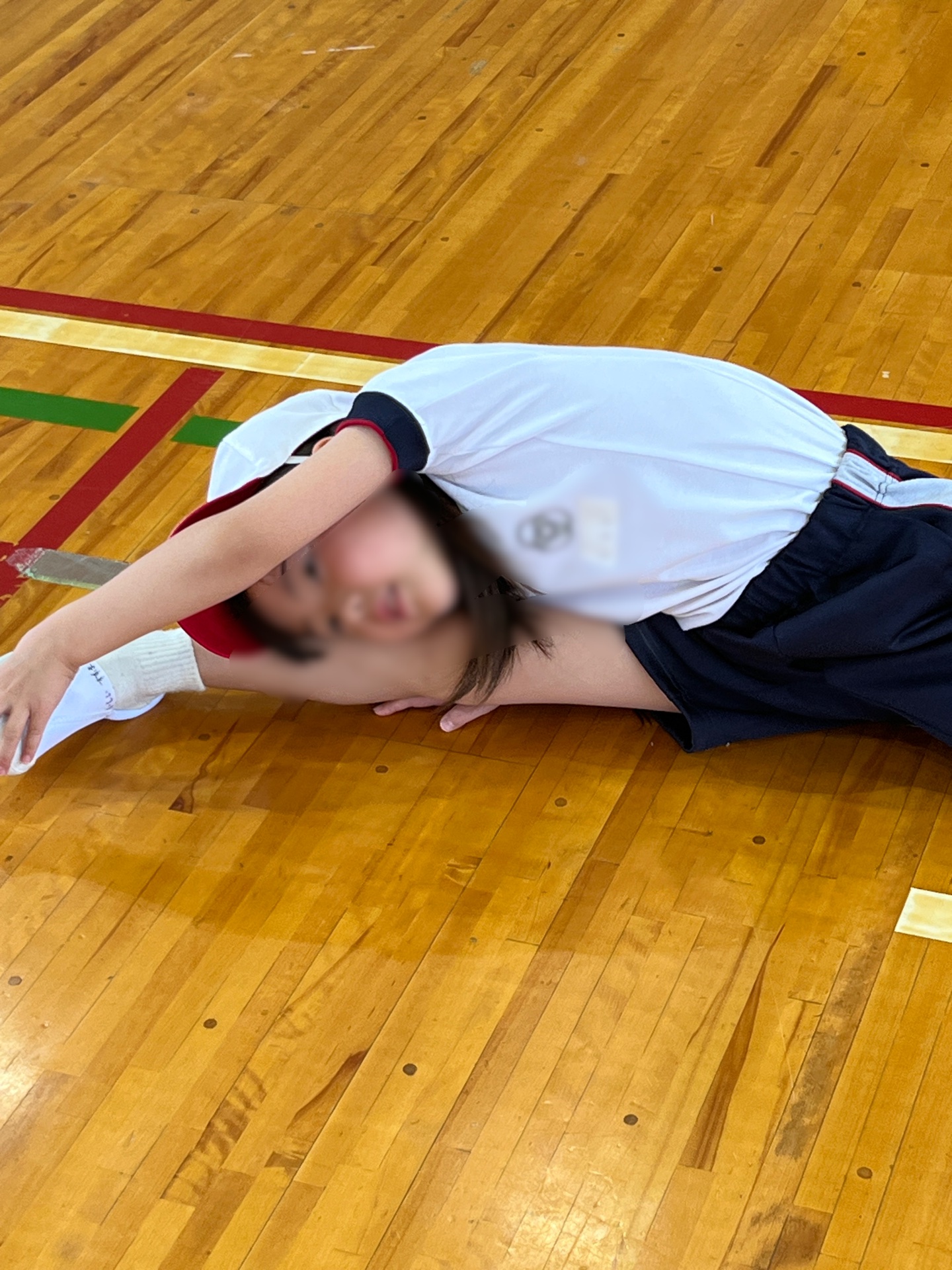 びたーんって、伸びてます