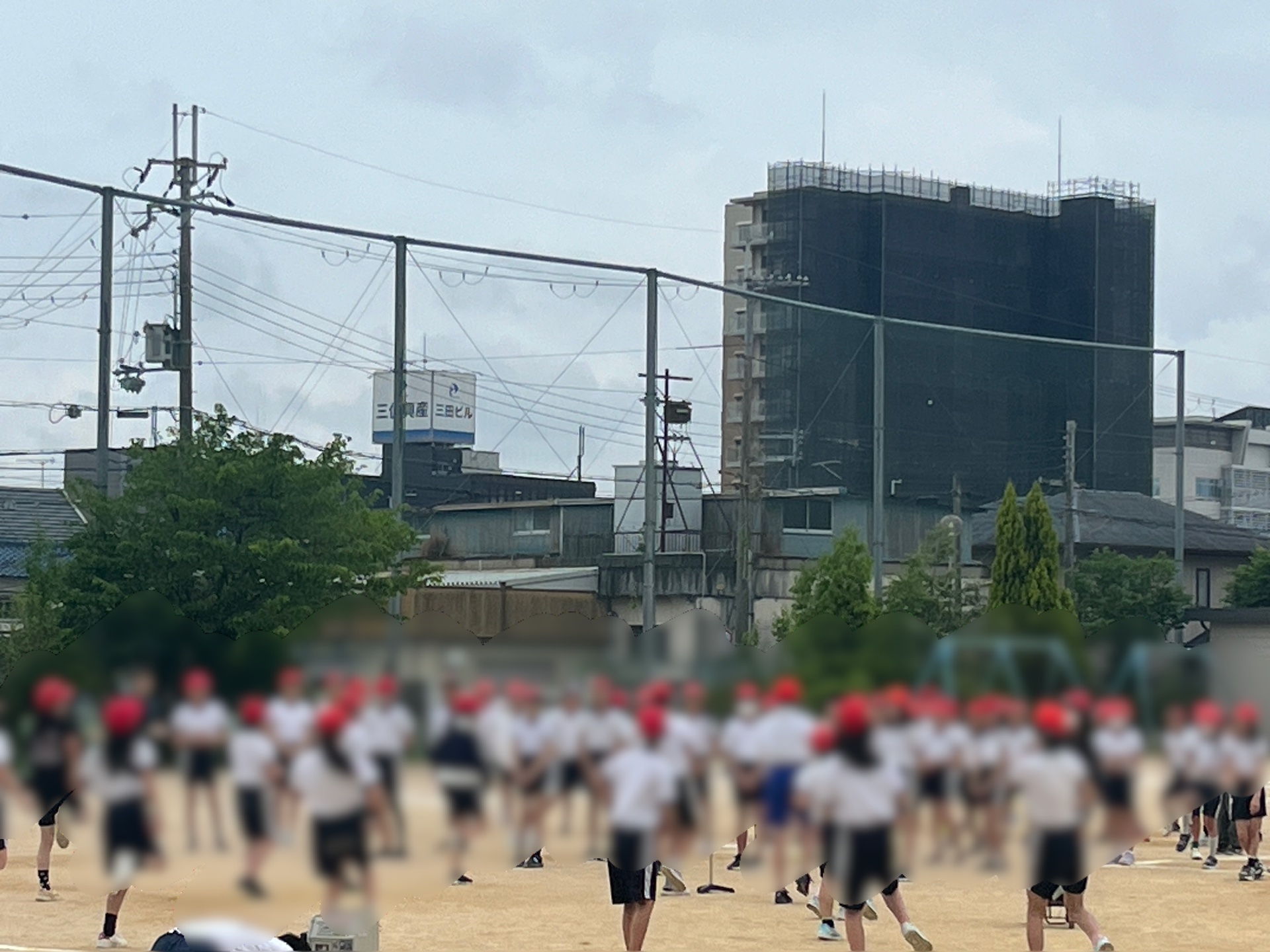 紅組応援団練習