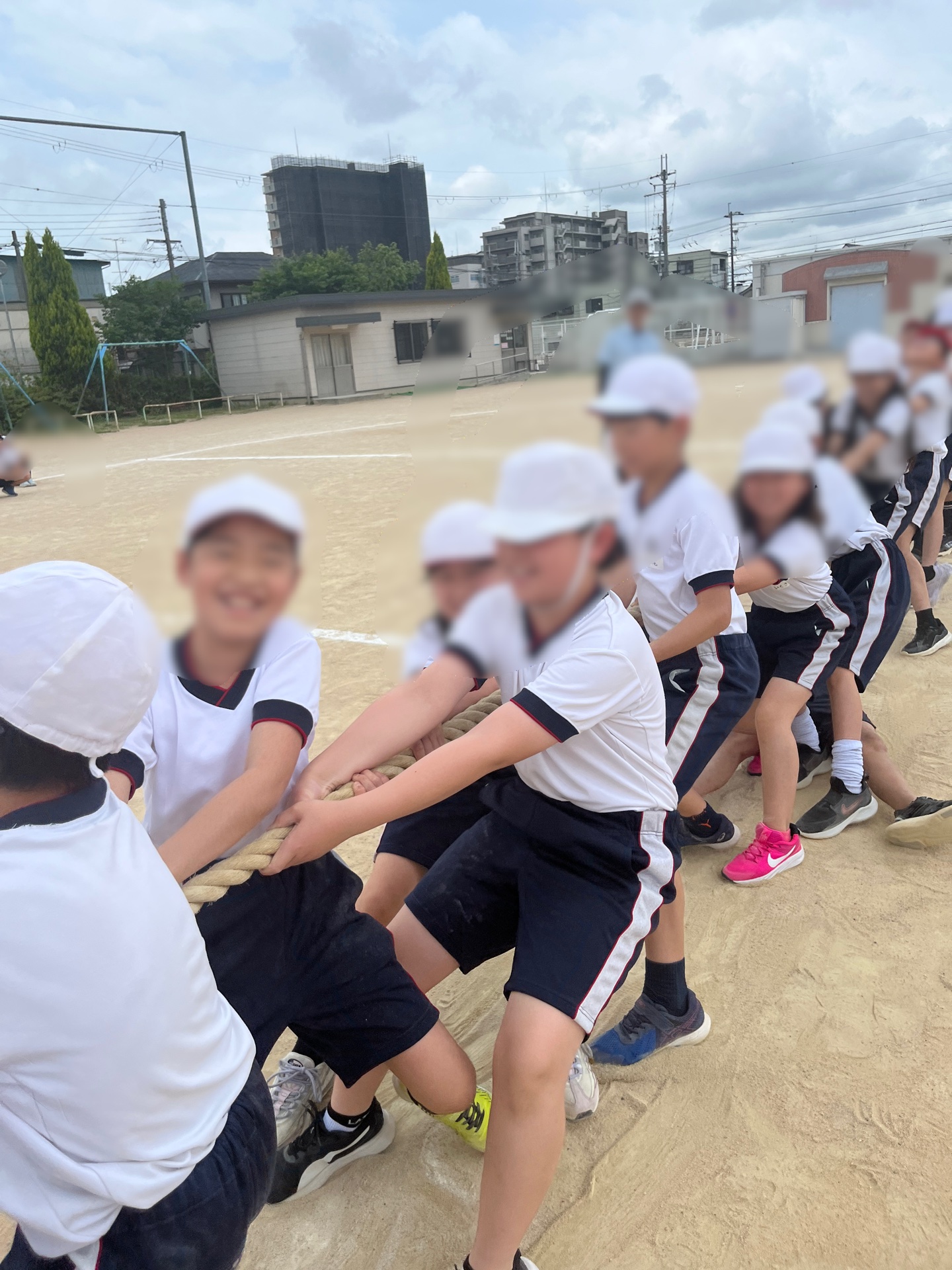 おおおお！と気合いを入れてます