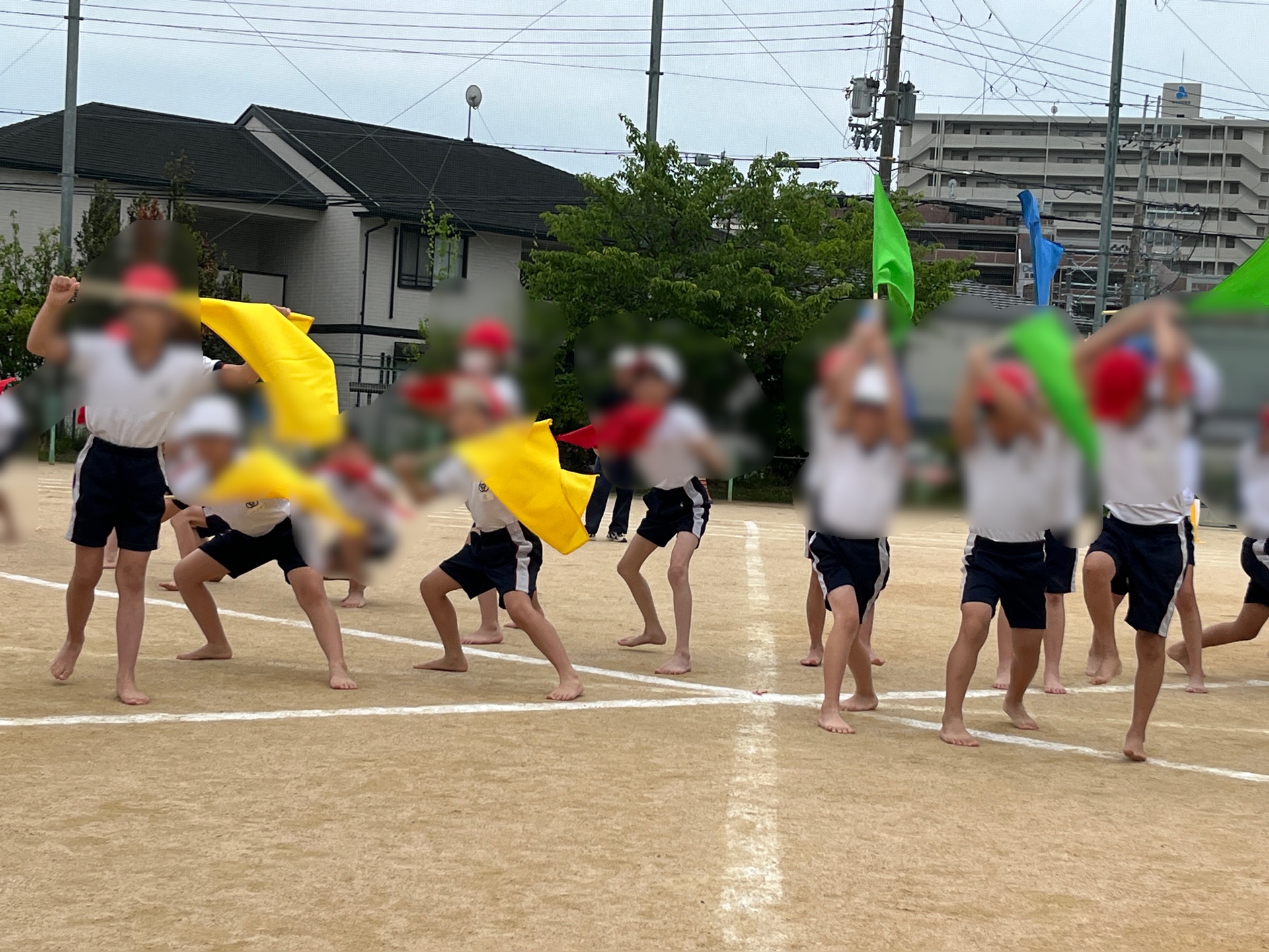 フラッグが様になってきた