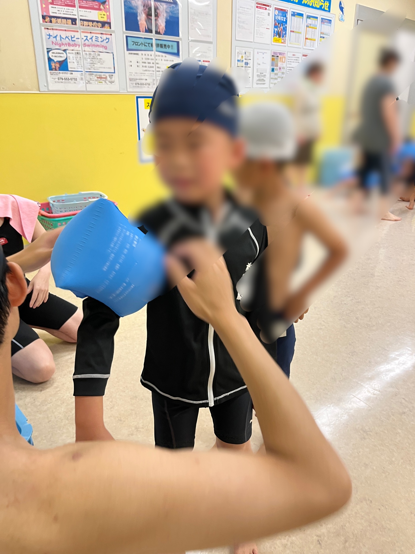 フロートを付けます