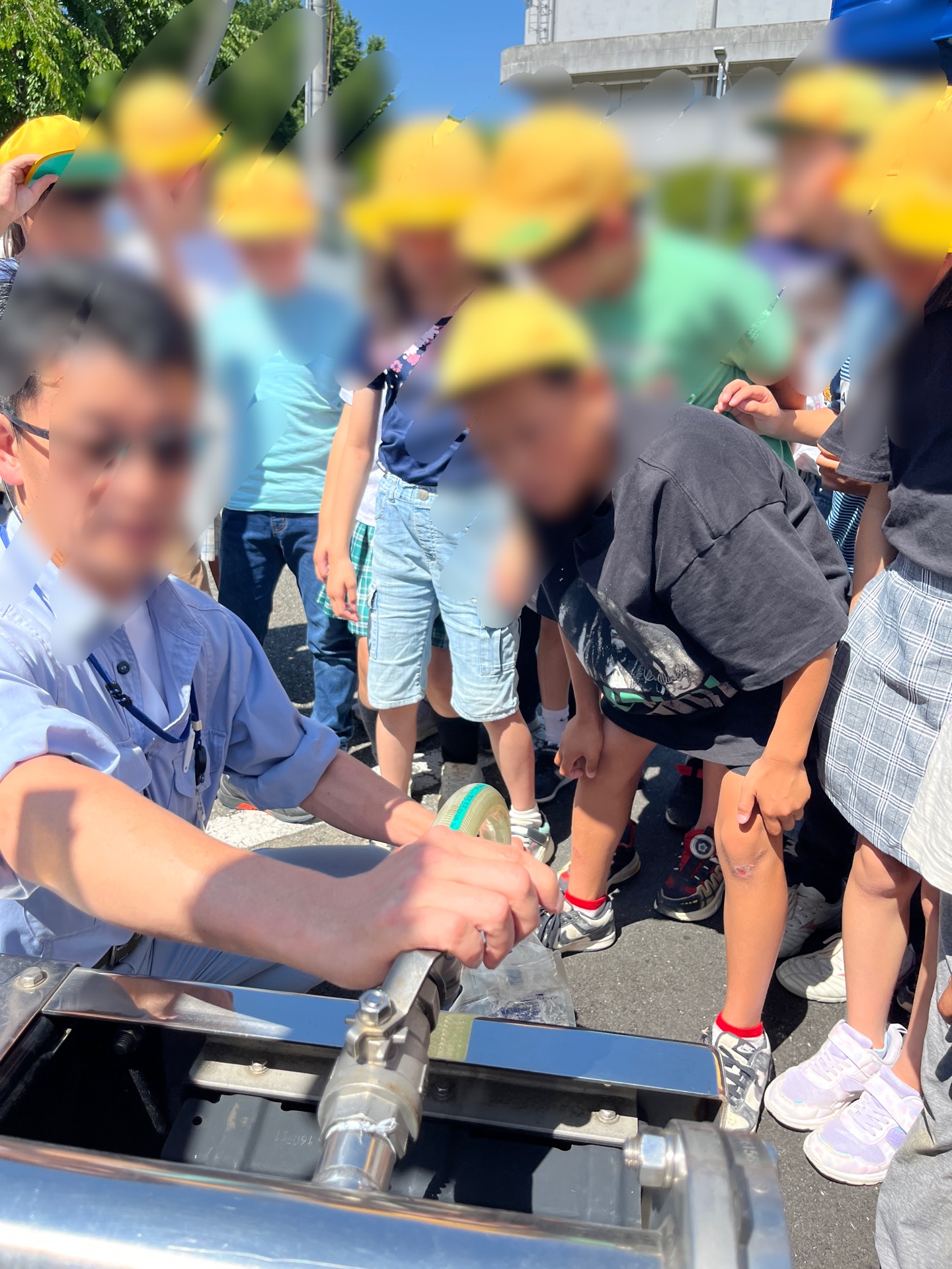 給水車から給水