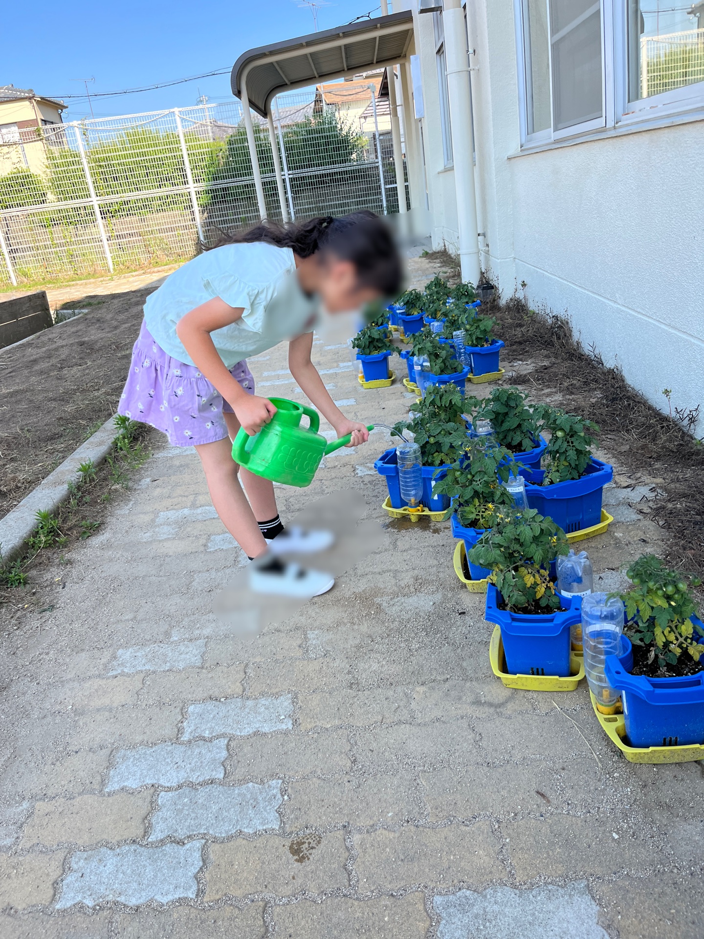 やさしく丁寧にかけていますよう