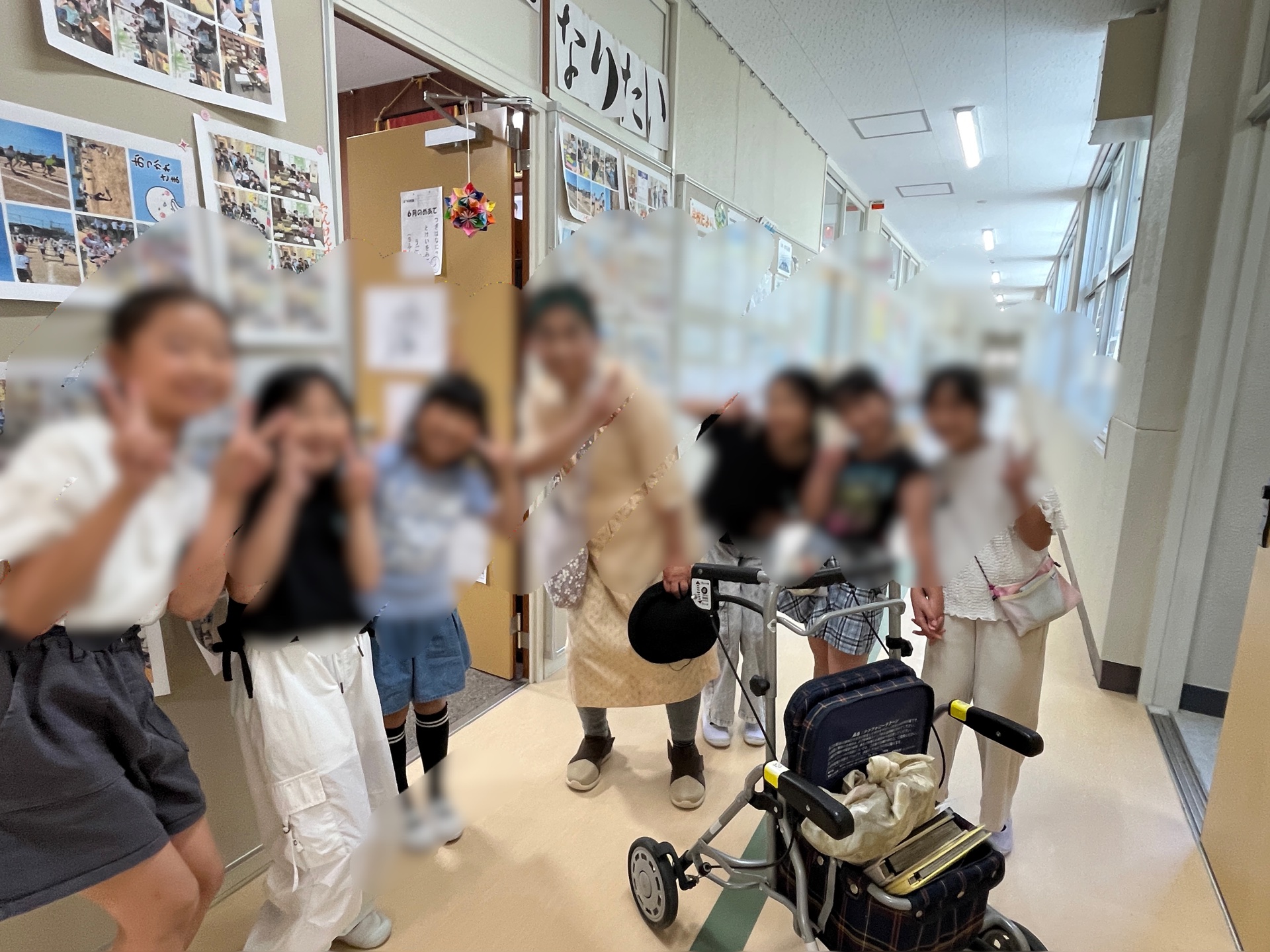 写真をとどけてくれました、地域の方です