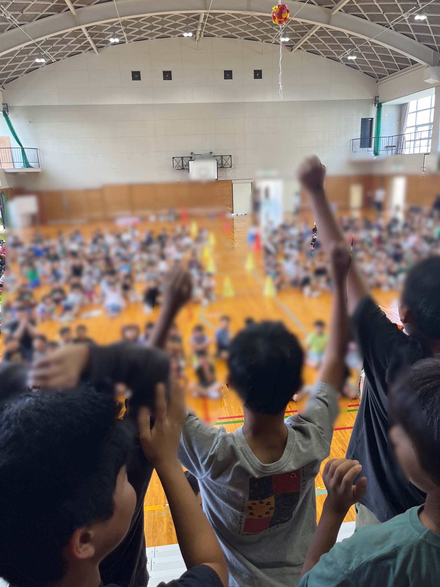 ステージの上からの景色