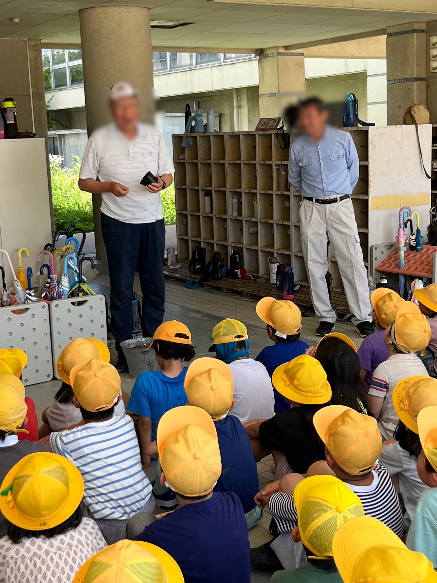 黒豆そだてについて、ご指導いただいています