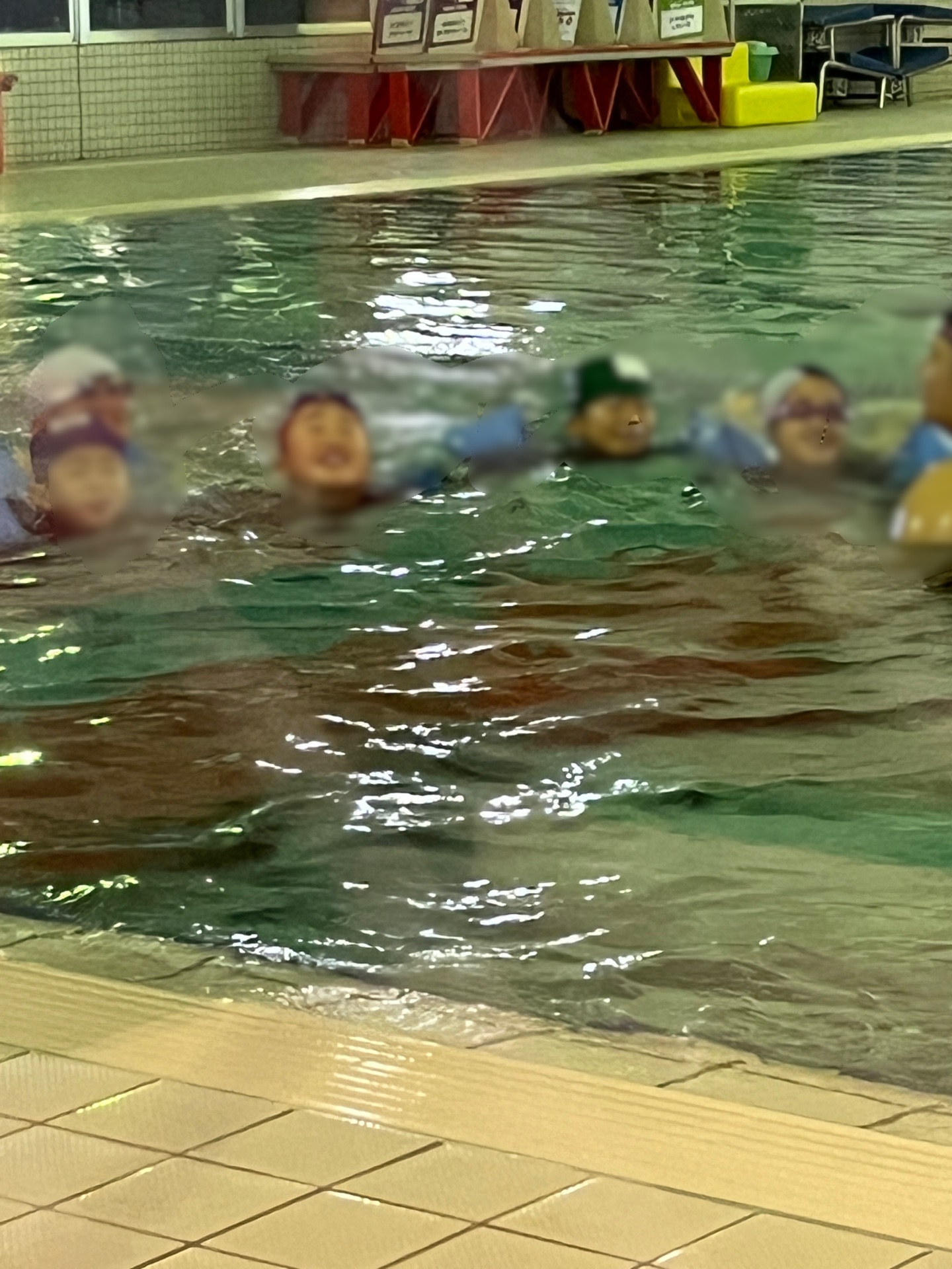 少しでも長く泳ぎたい