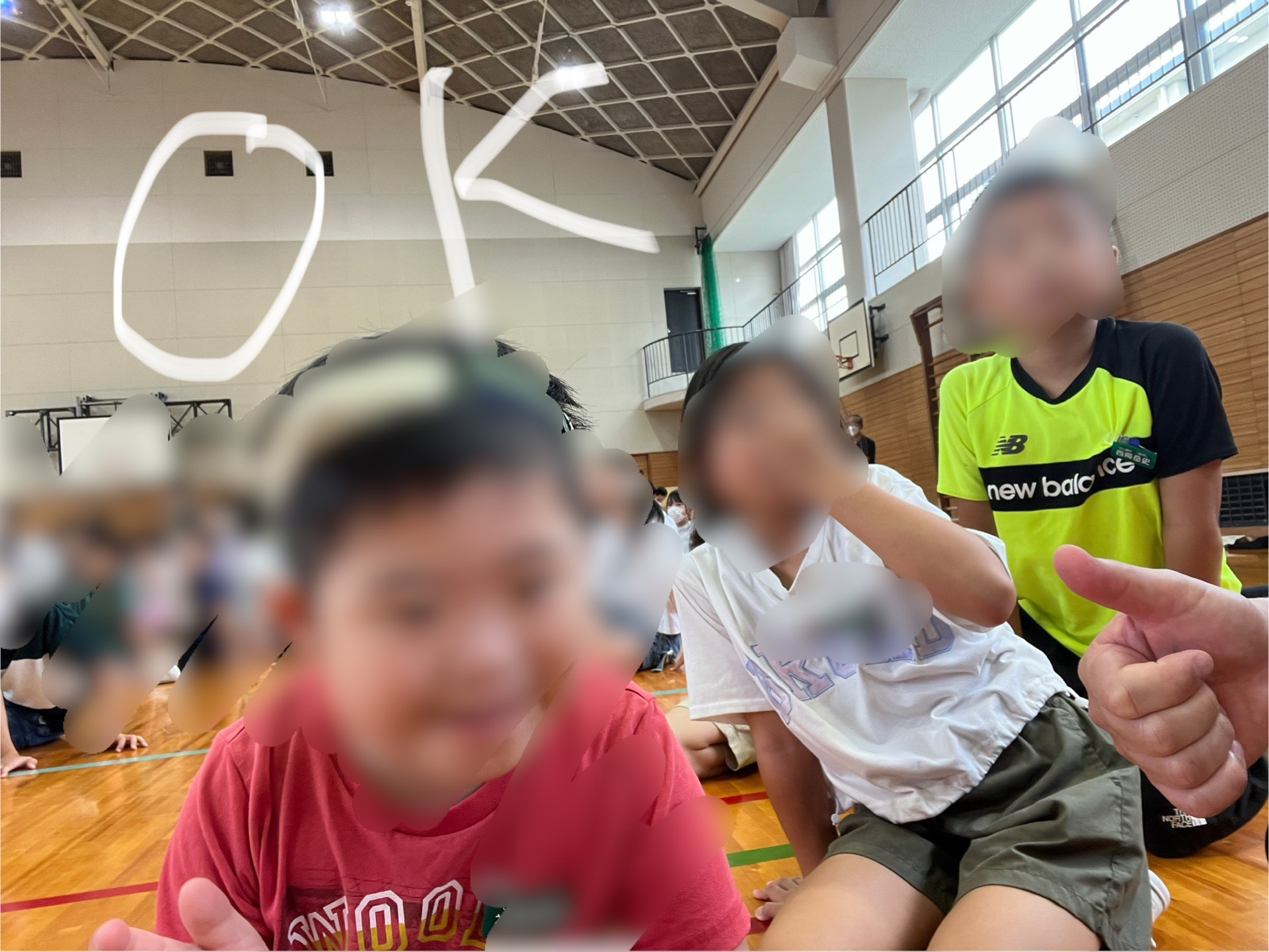 じゃんけん終えて、ほっとしています