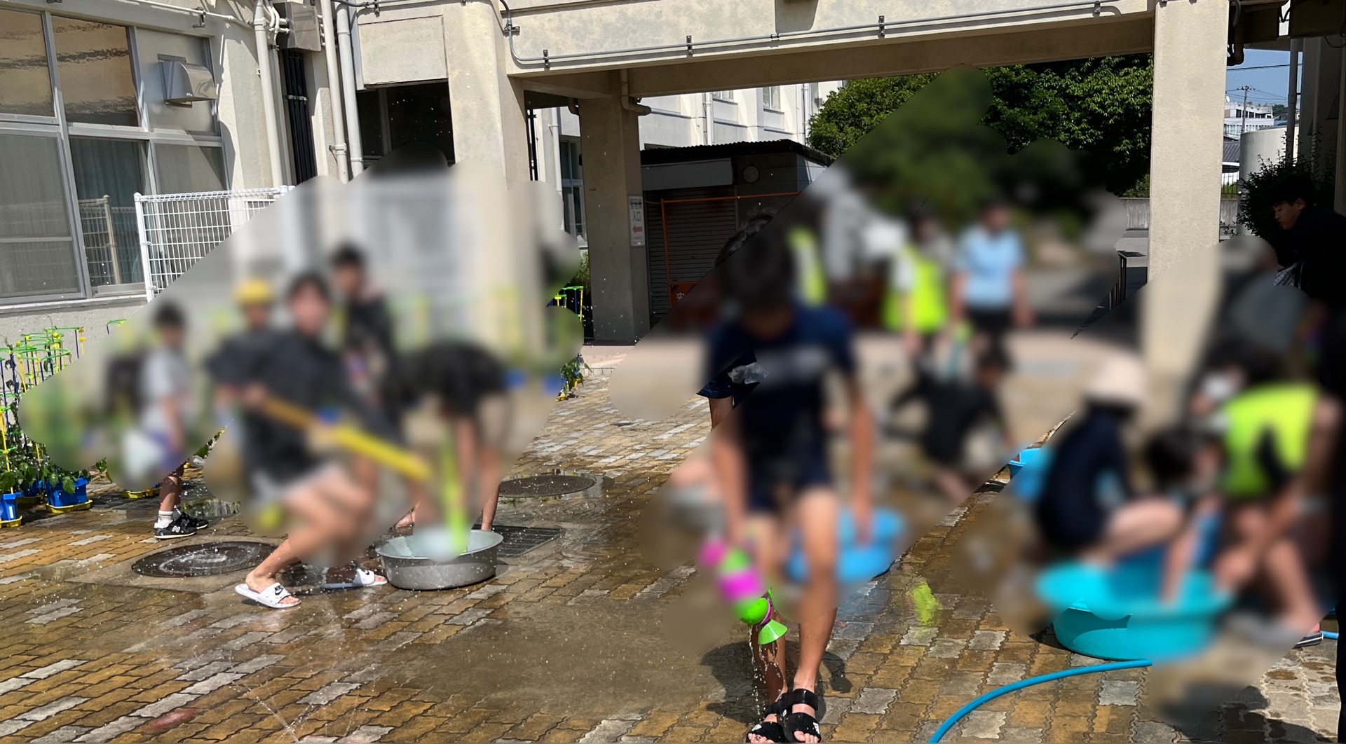 しっかりと水をため込んで