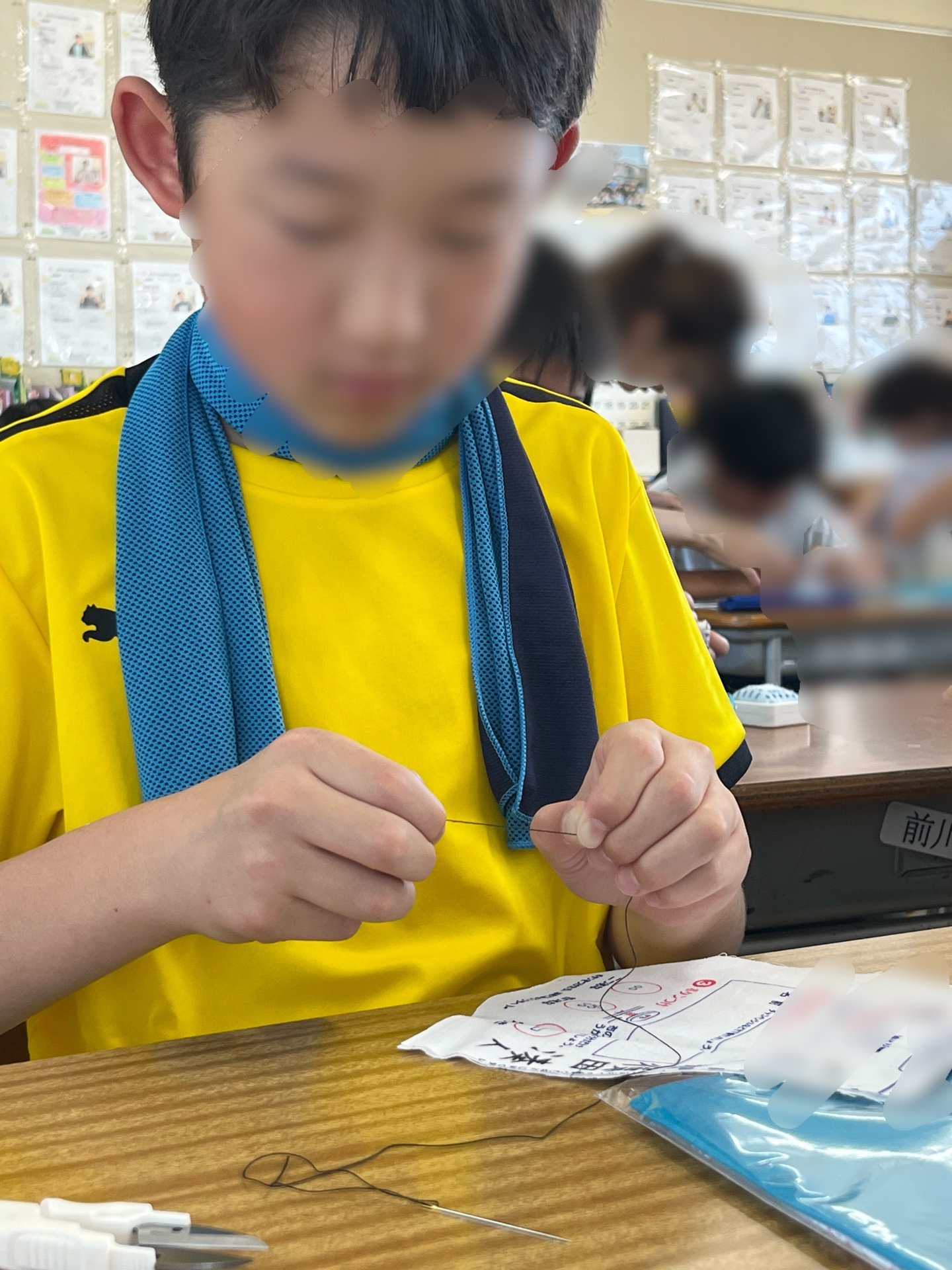 玉止め、玉結び4