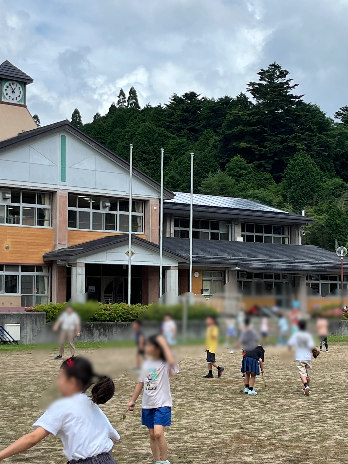 母子小の子たちも出てきて、触れ合えました