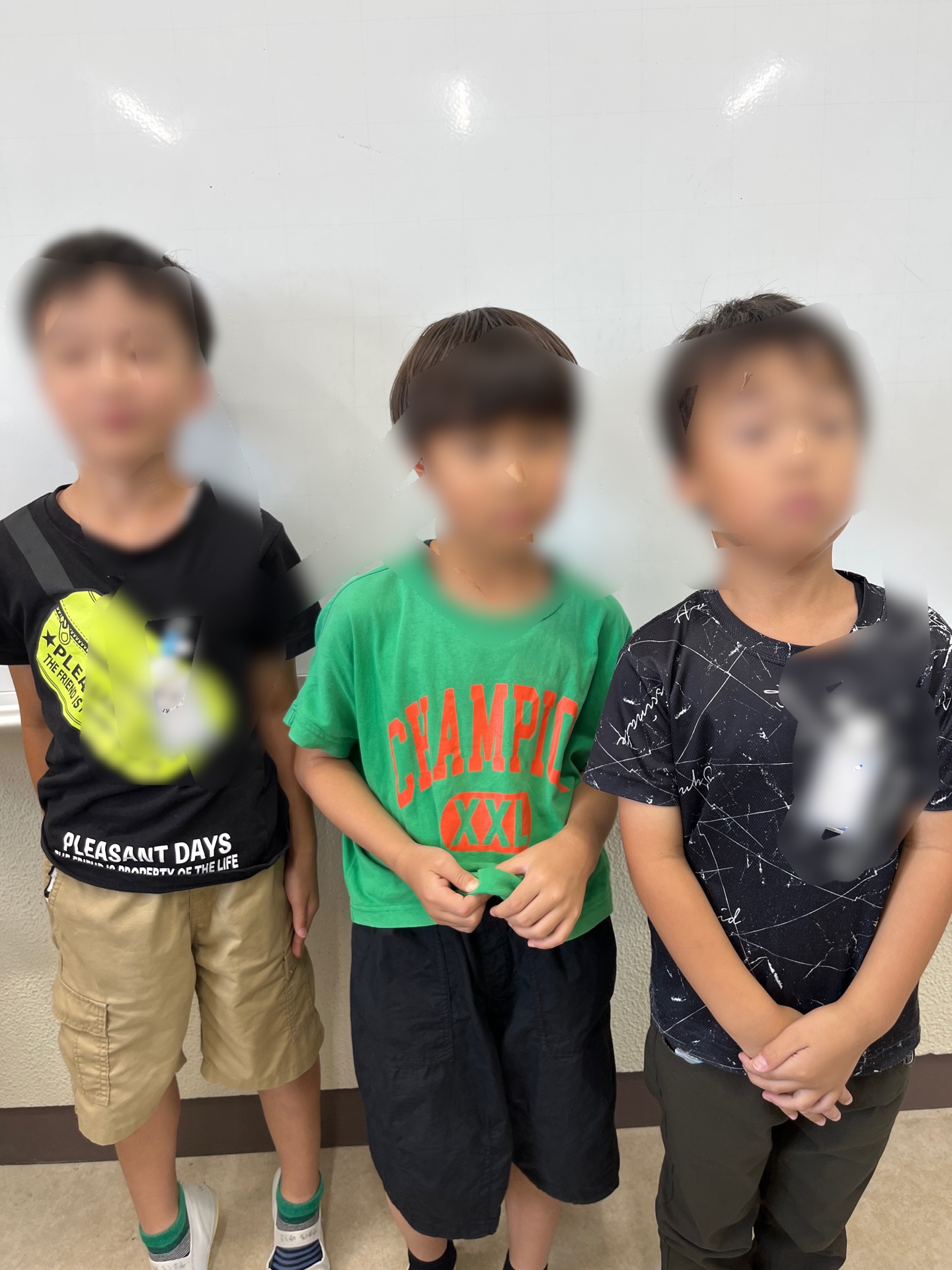 突然始めた背比べ