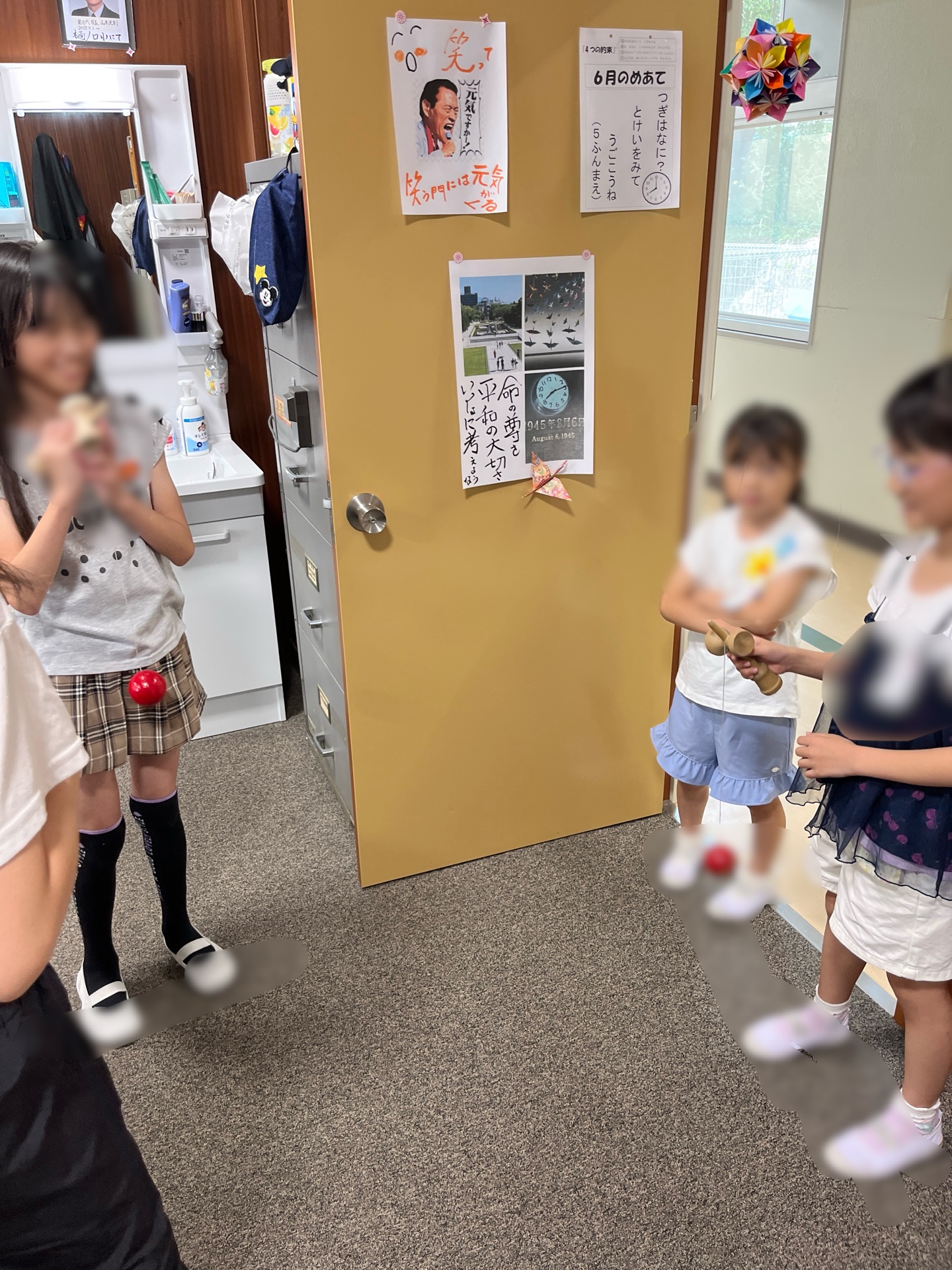 食後のけん玉は、ヘルシーです