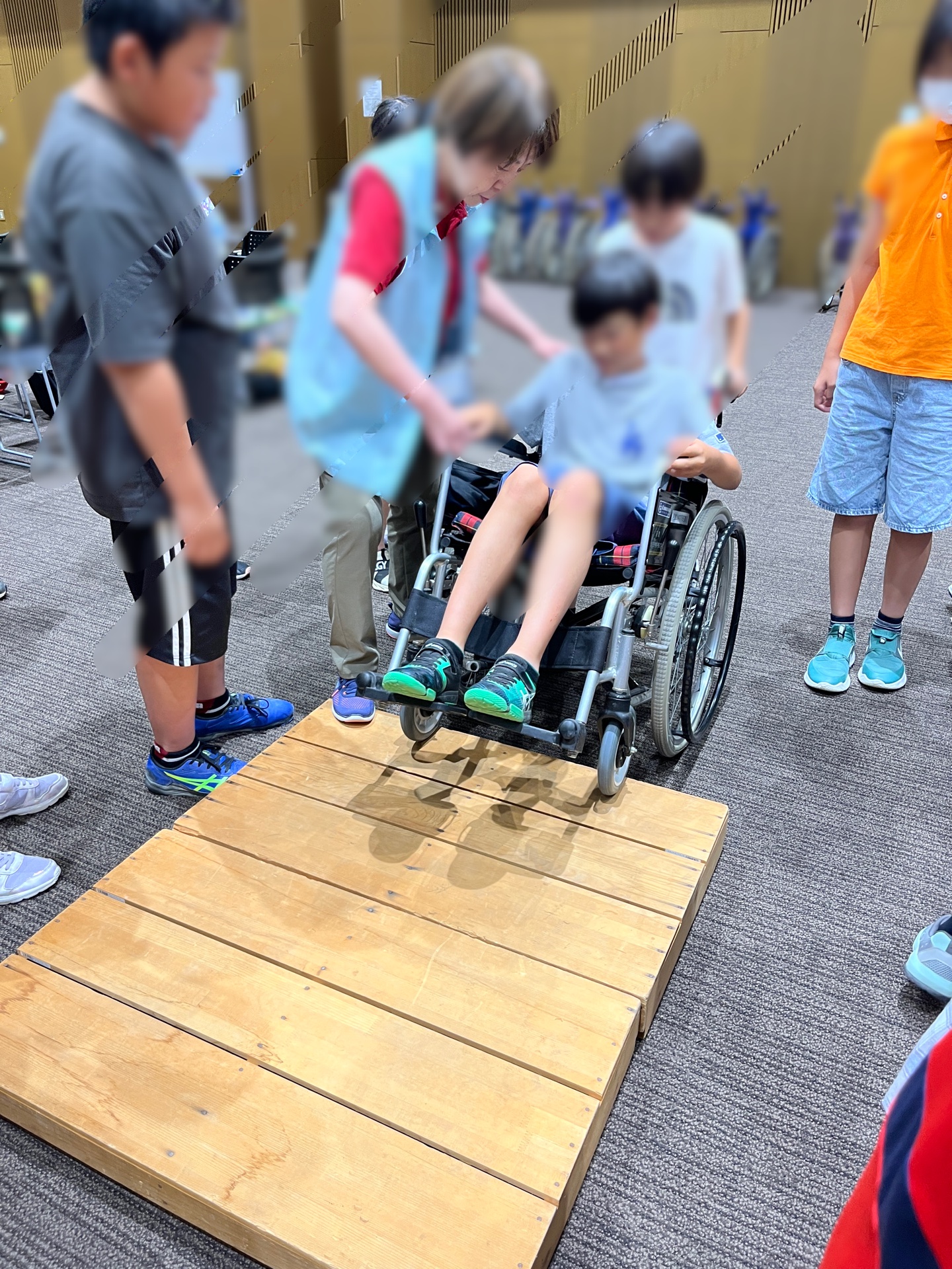 目線が変わります