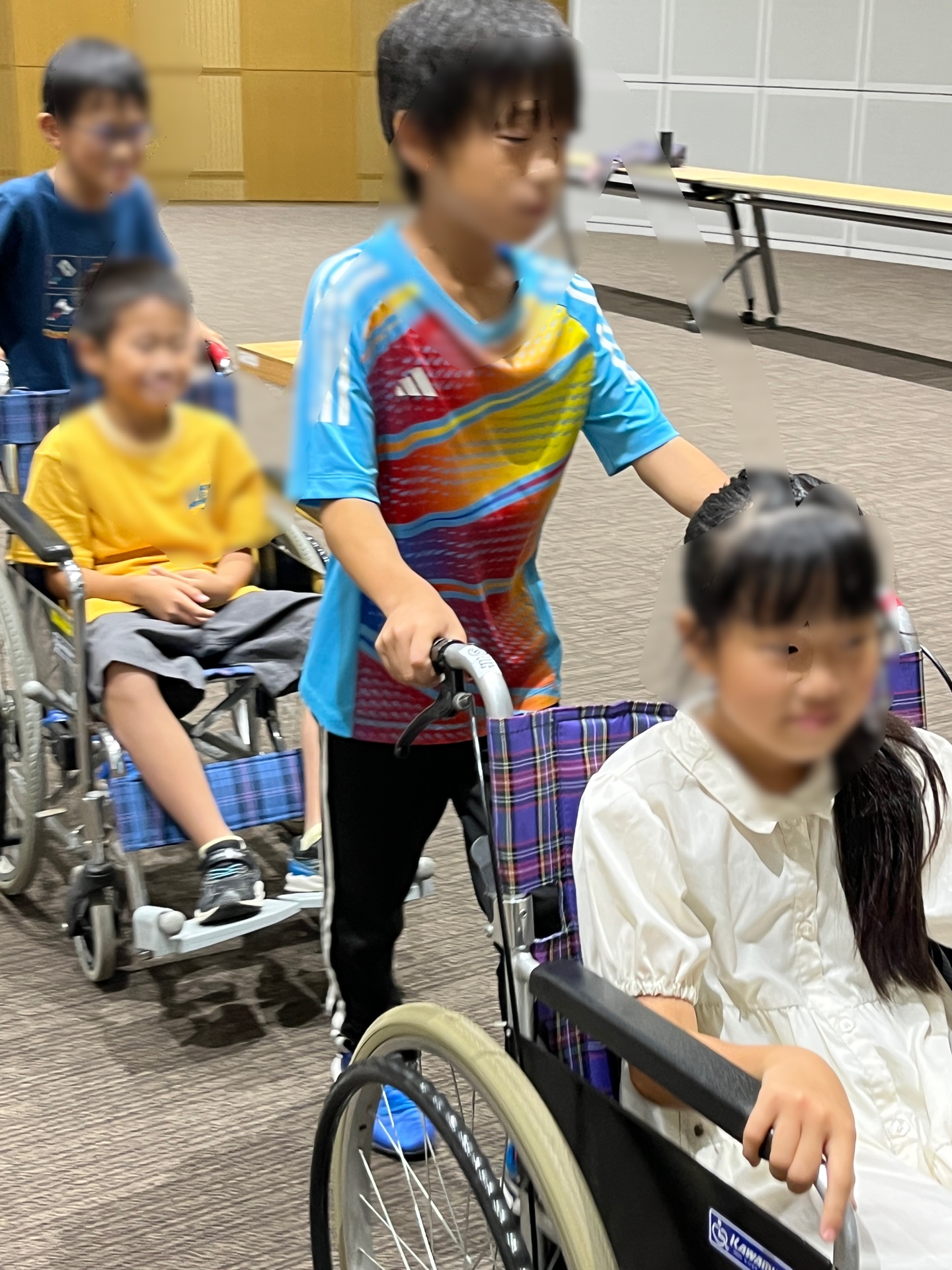 車いすも安全安心第一だから