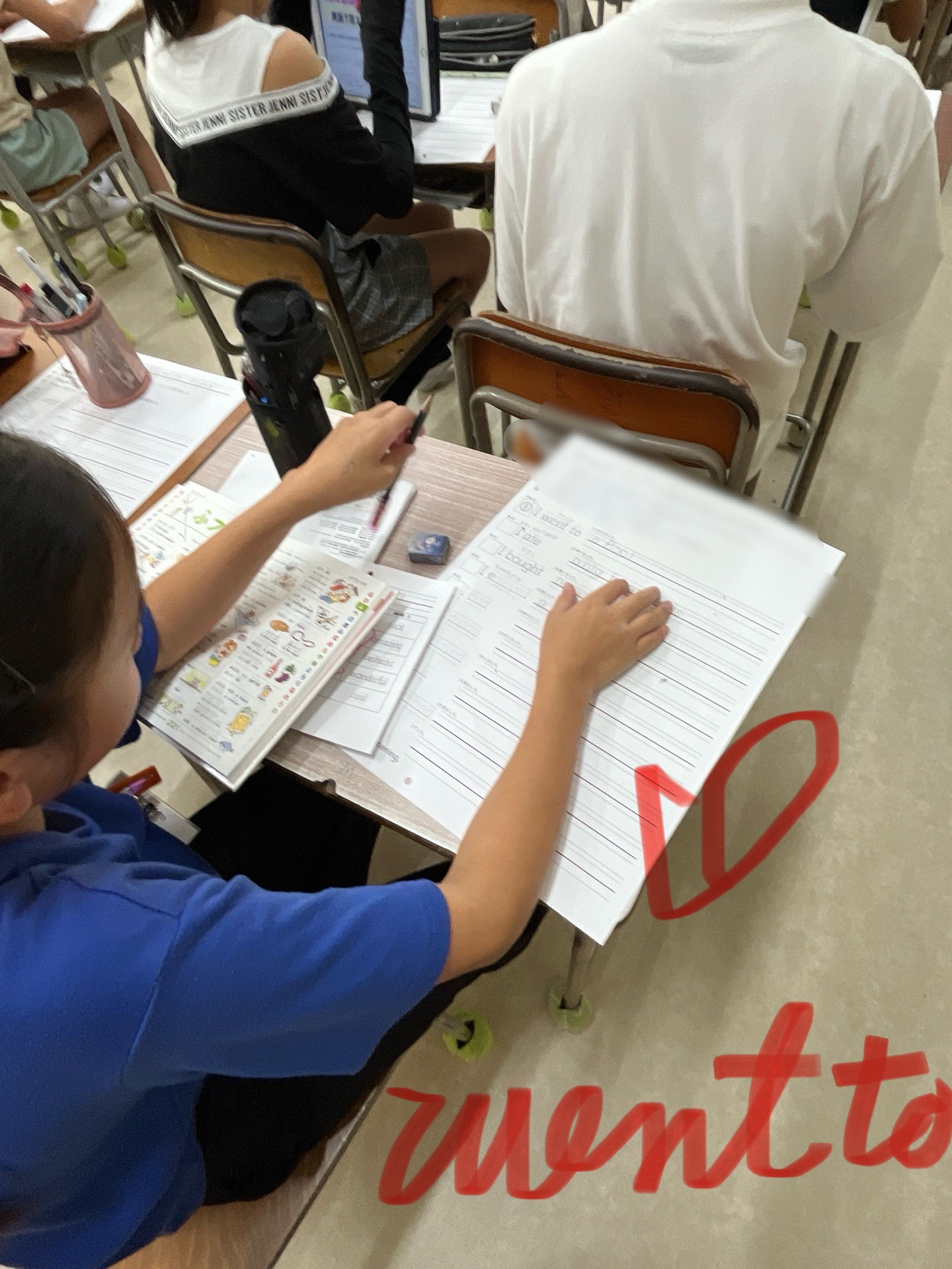 アップで見ると書いている内容が届きますよね