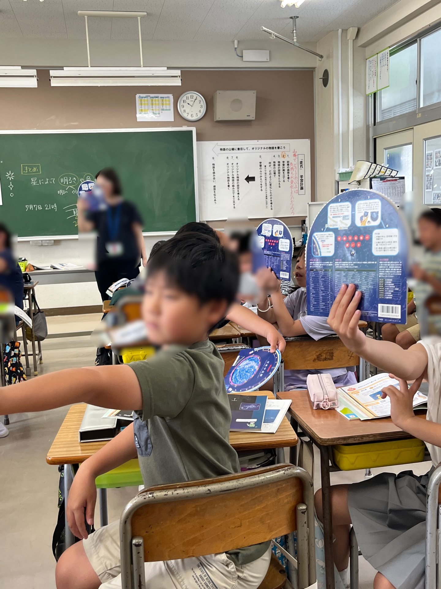 みんなで夏の三角も確認