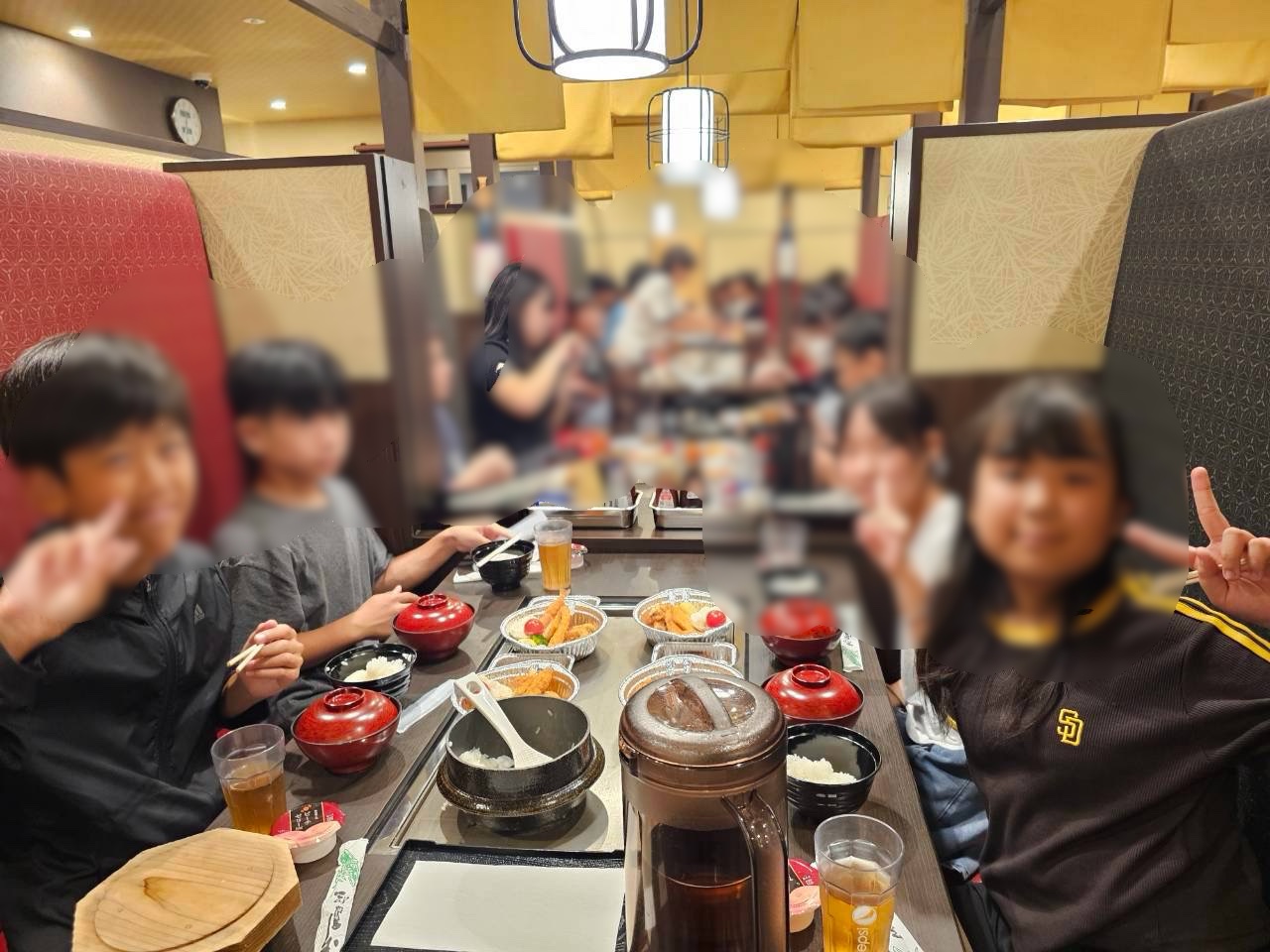 ホテルでの食事、いただきまーす