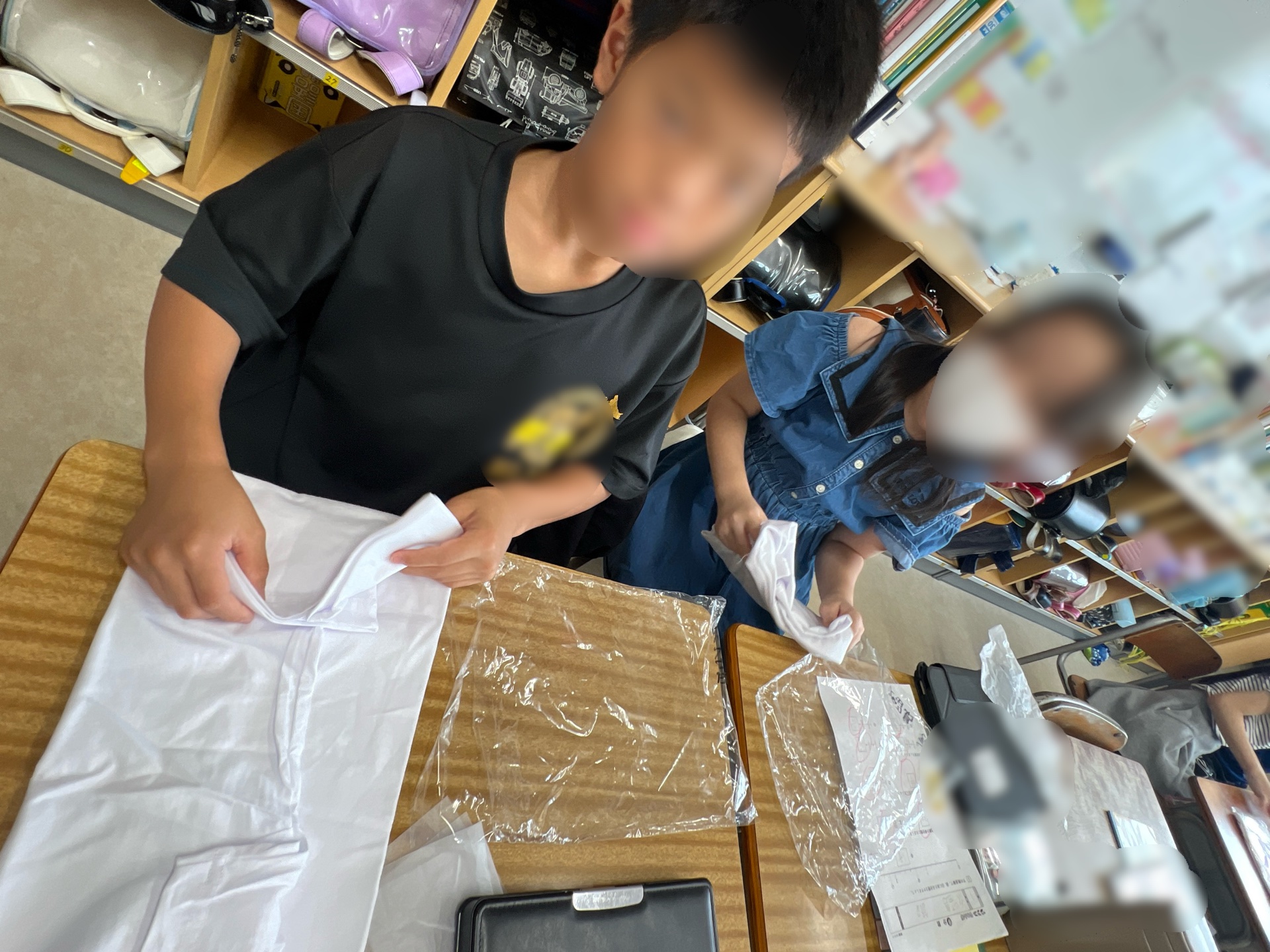 藍染めTシャツの確認
