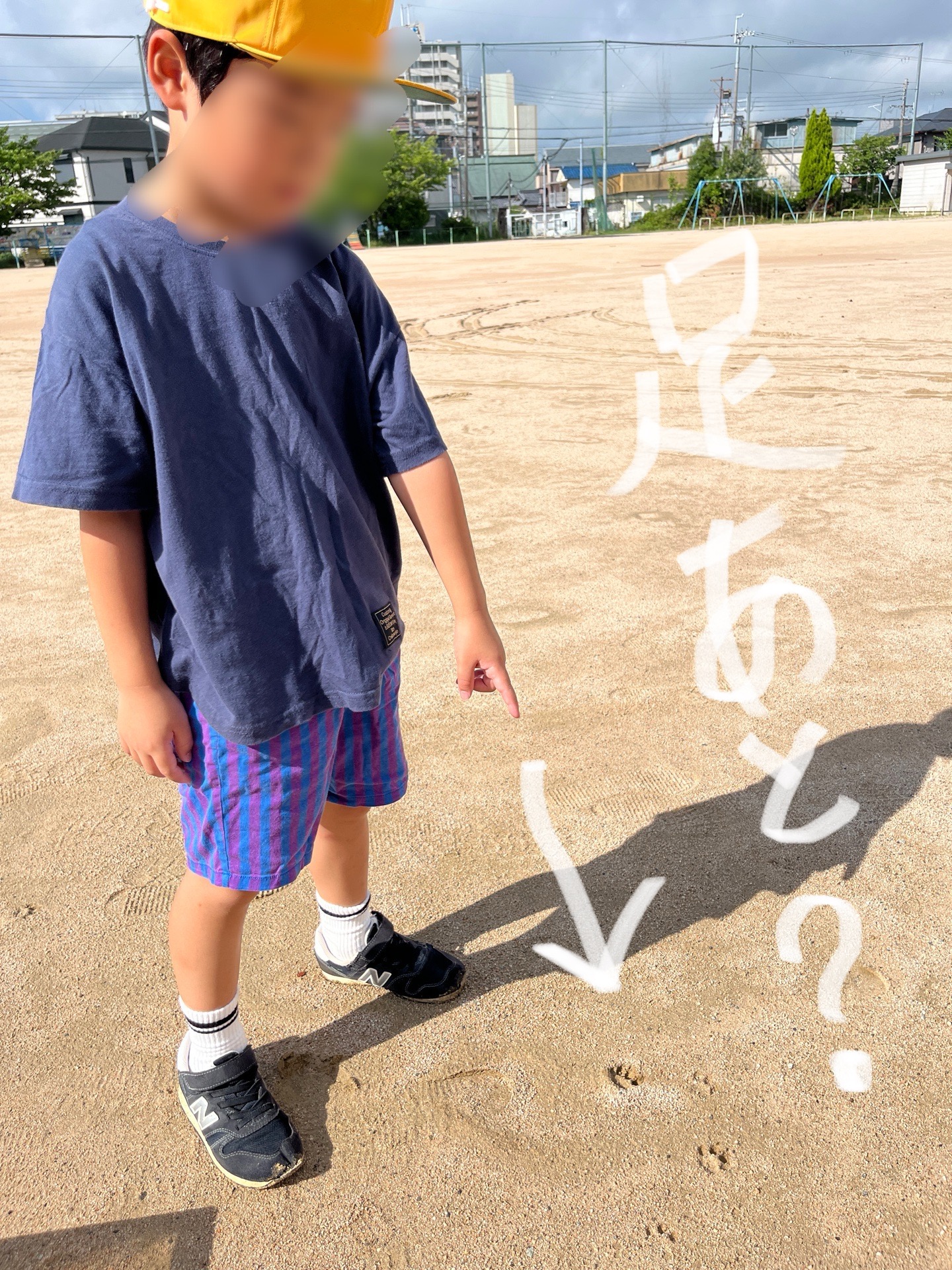 この足跡はなんだって、発見