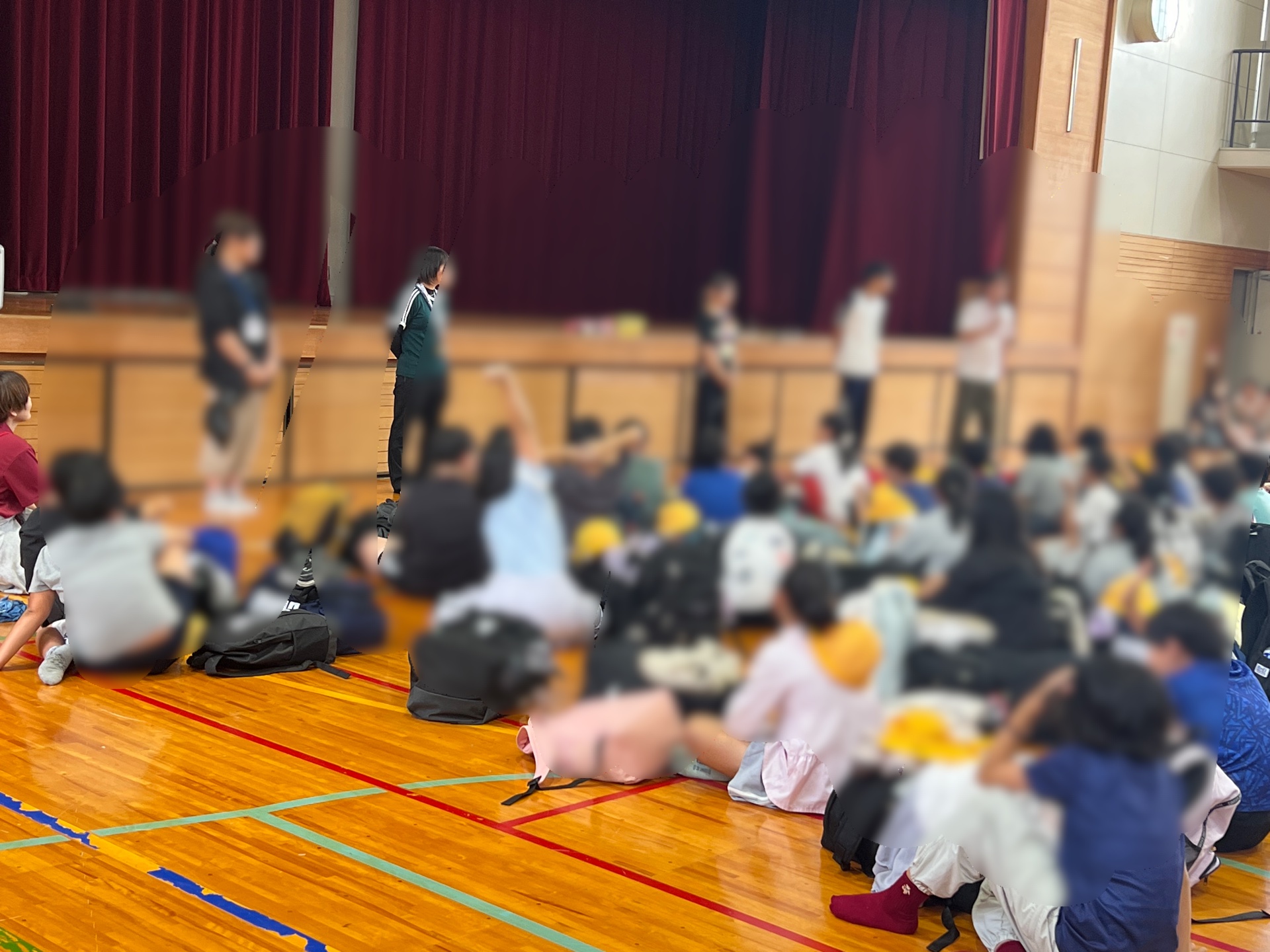 学校にて、リーダとのお別れ