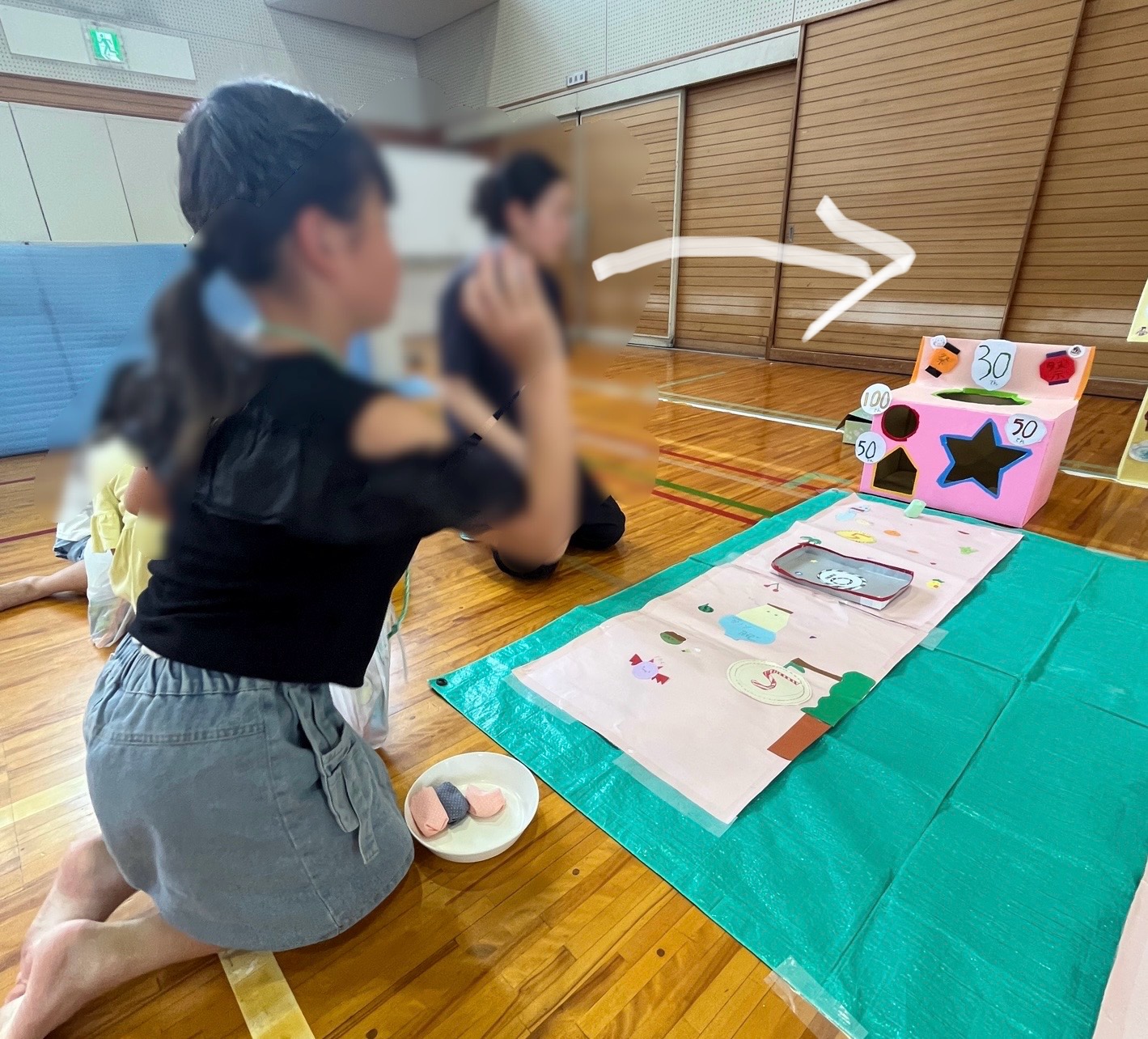 おじゃみを投げます