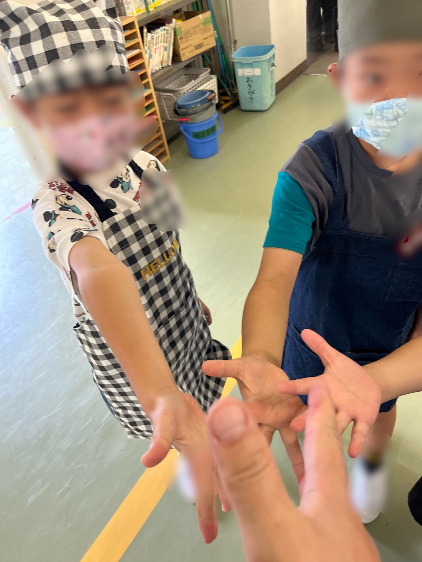 給食前のじゃんけんタイム