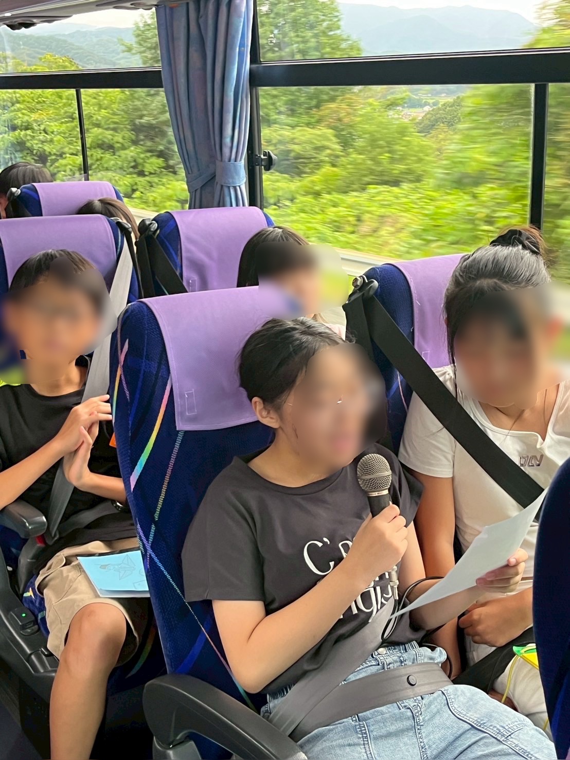 バスレクの様子