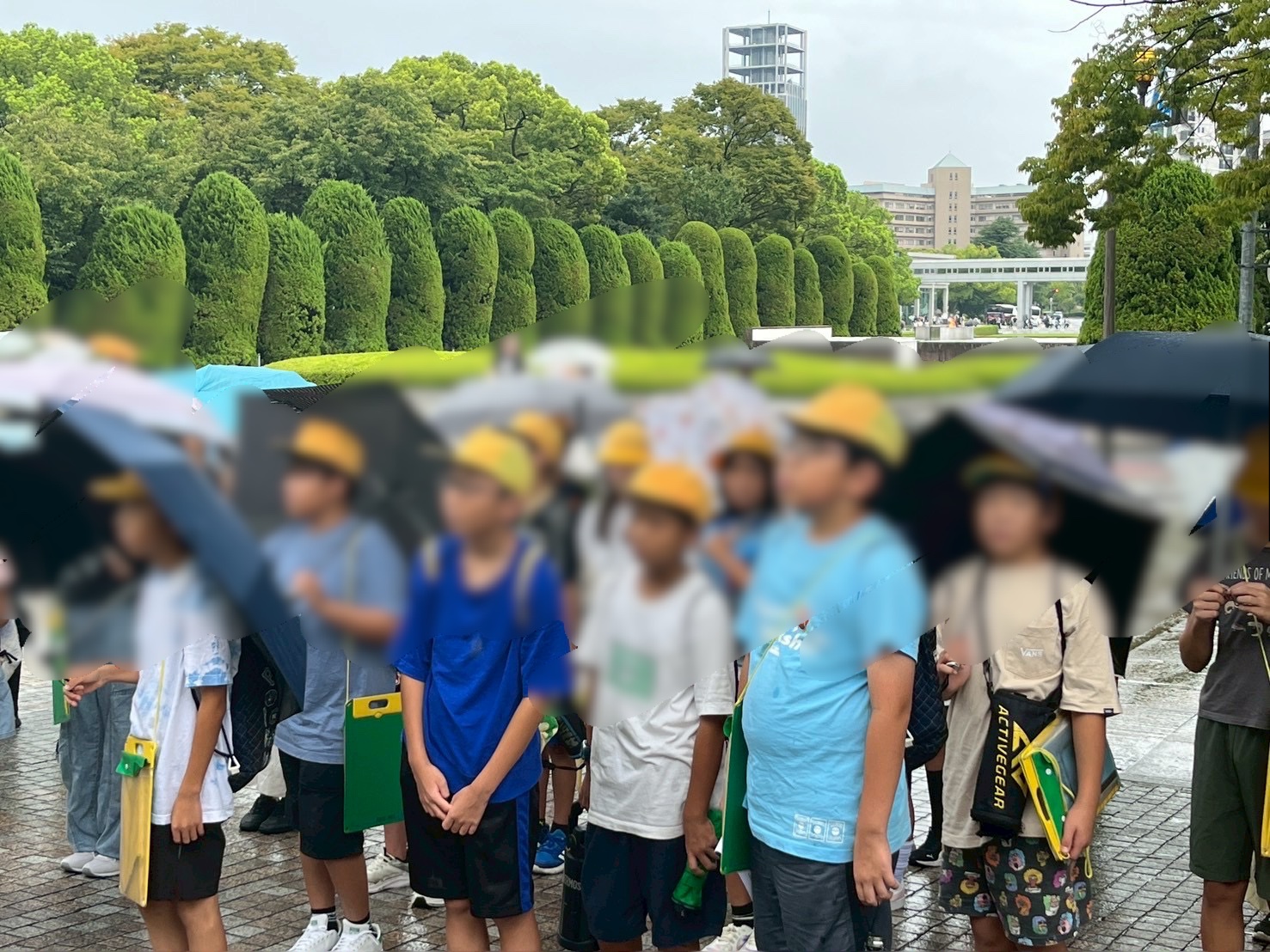 唯一の雨は、このセレモニーでした